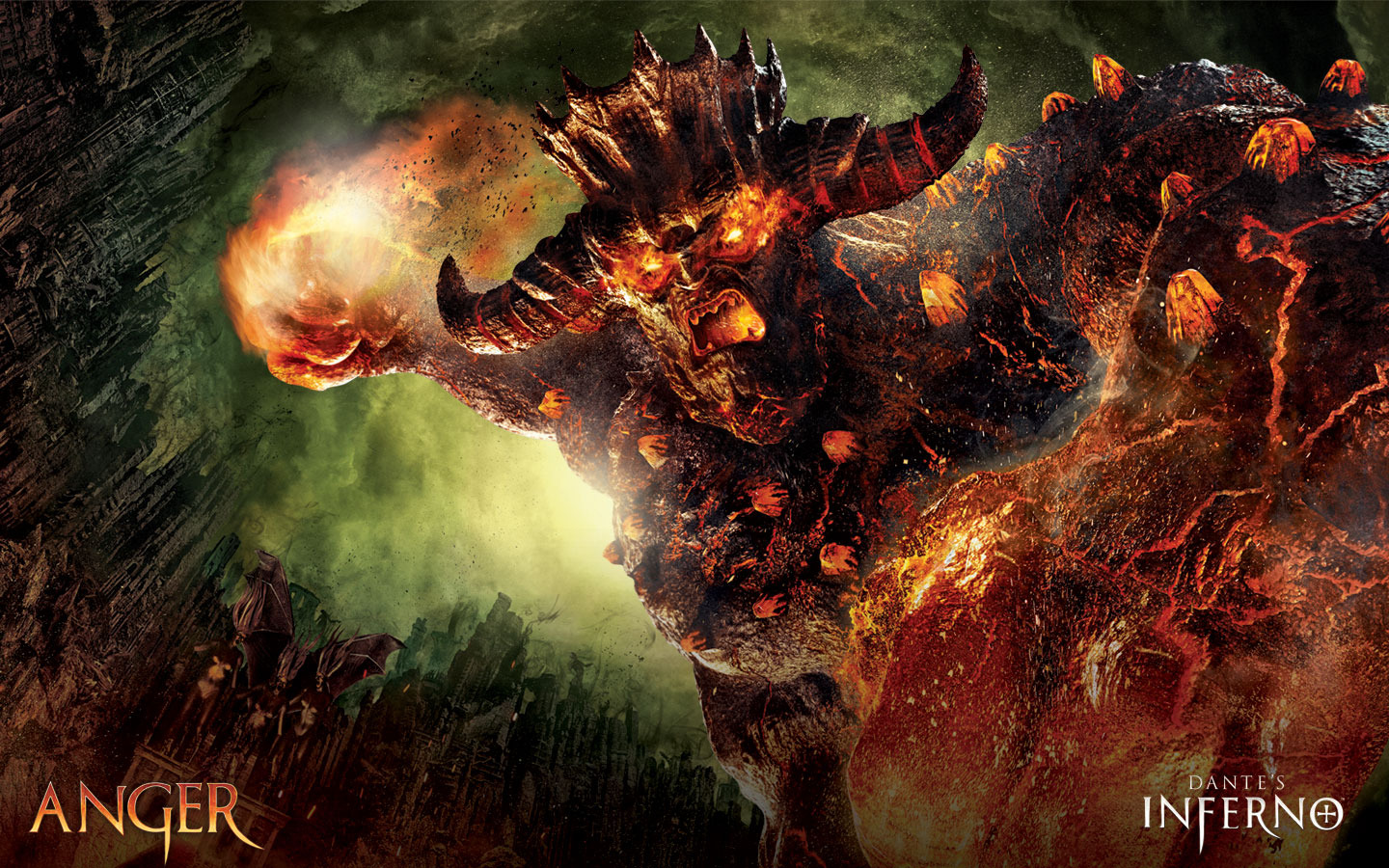 Fire Hell Monster 1440x900