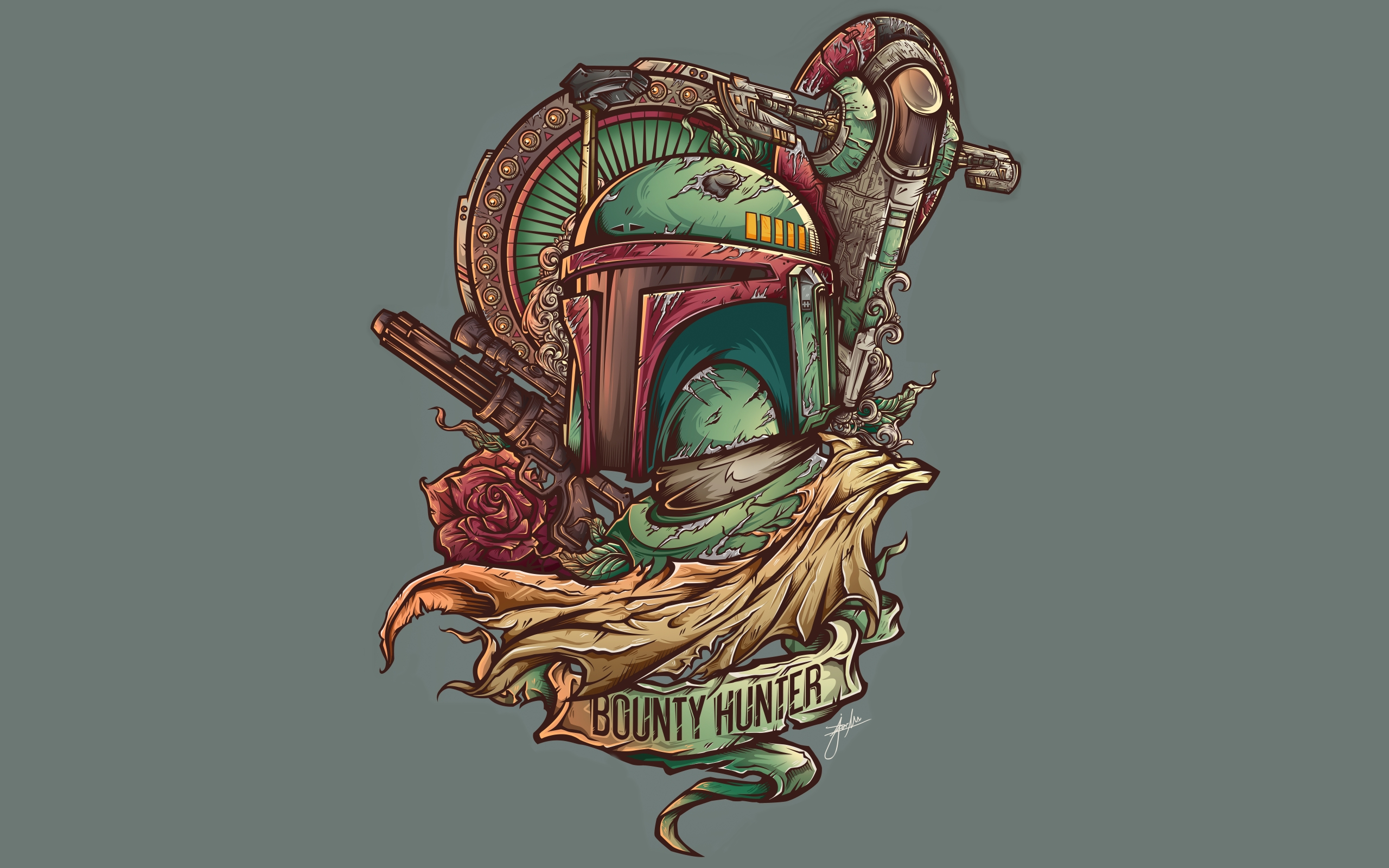 Boba Fett Bounty Hunter Star Wars 2560x1600