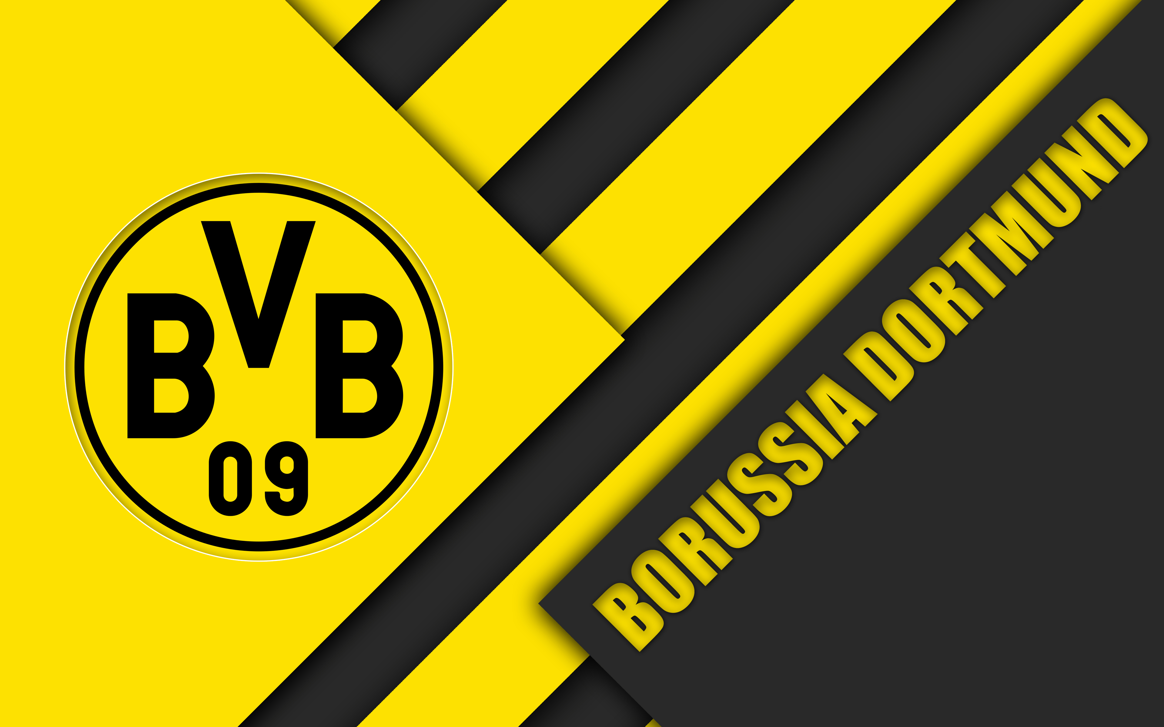 Bvb Borussia Dortmund Emblem Logo Soccer 3840x2400