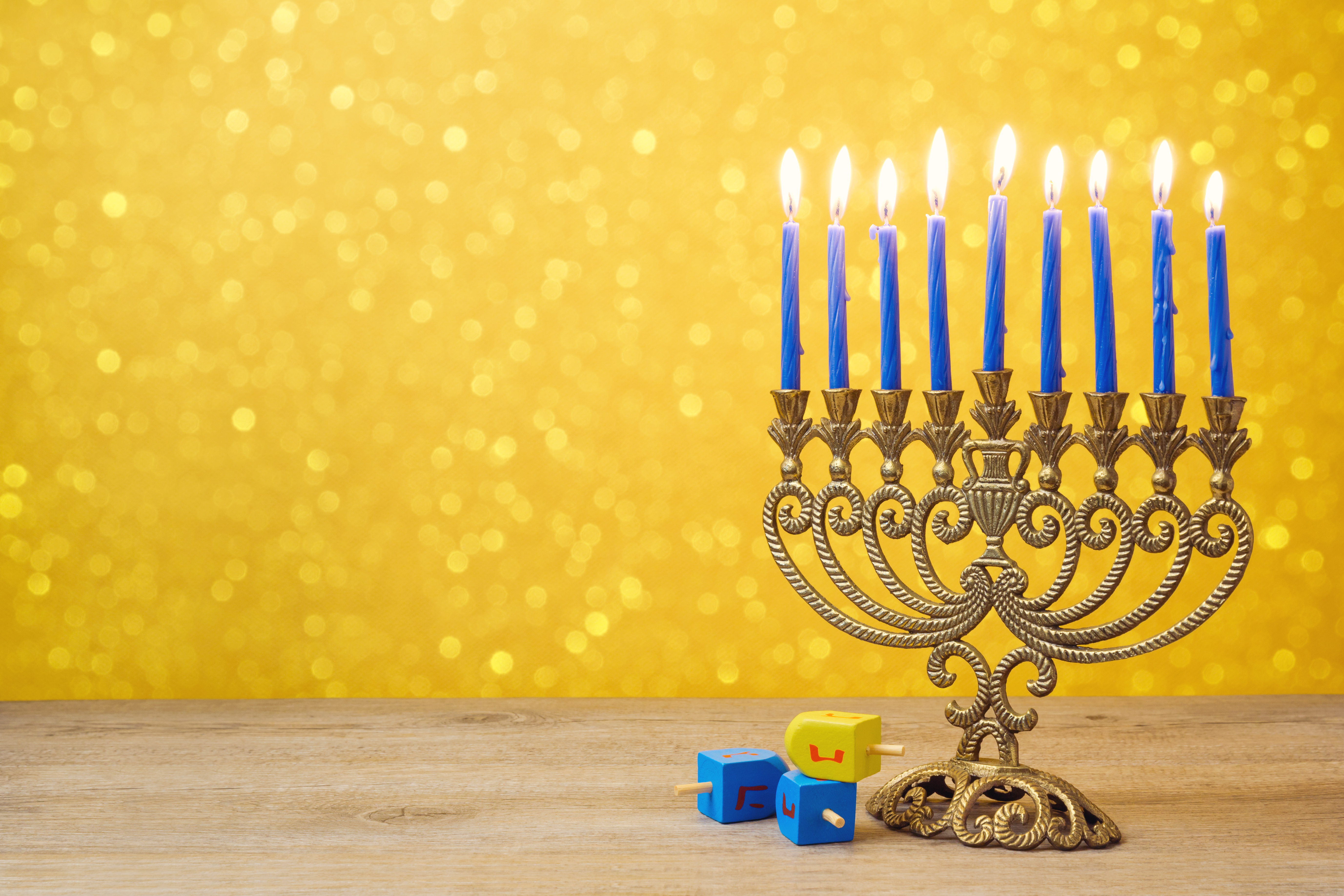 Candle Hanukkah 5508x3672