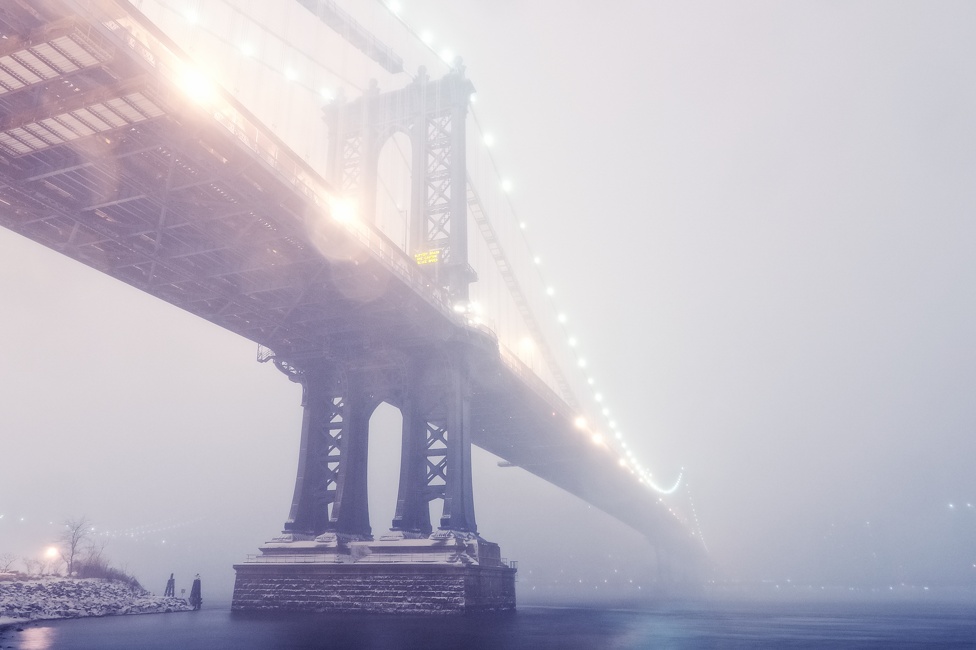 Man Made Manhattan Bridge 1920x1280