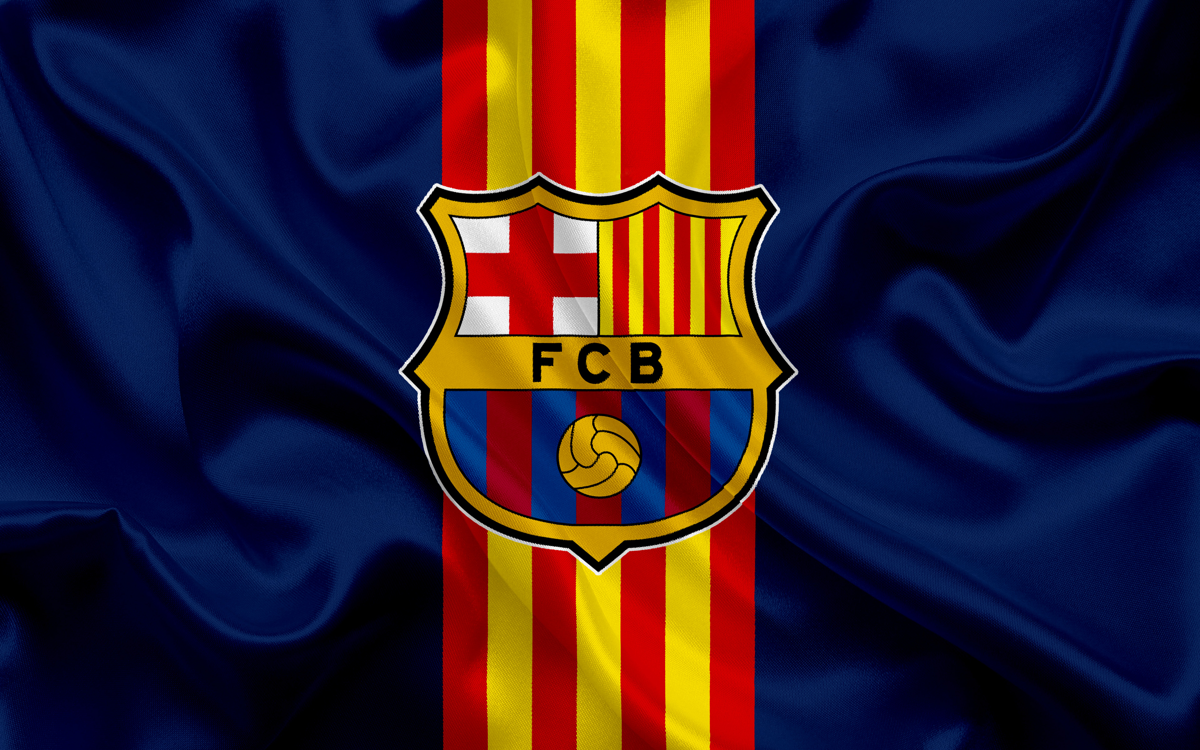 Fc Barcelona Logo Soccer 3840x2400