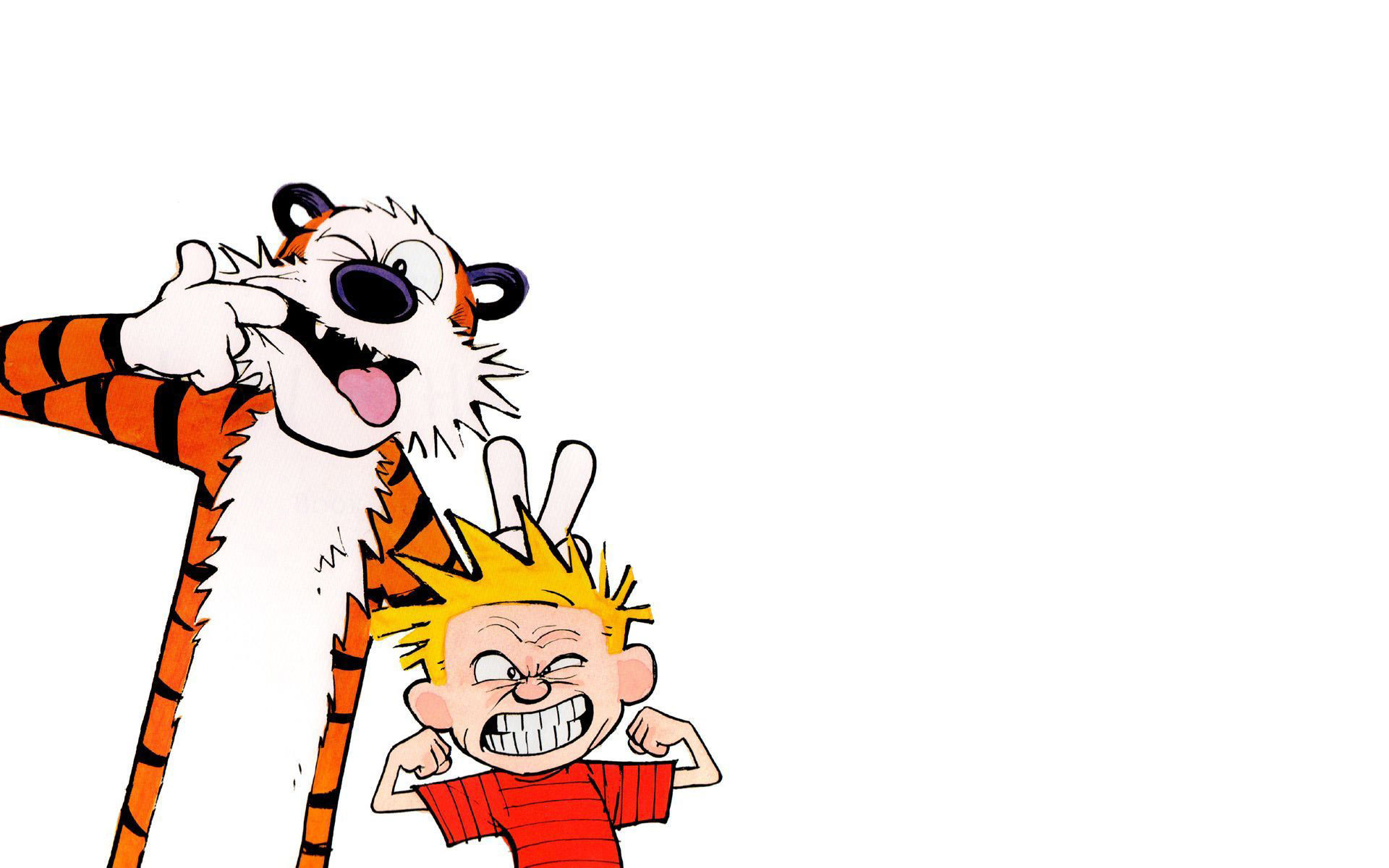 Calvin Calvin Amp Hobbes Hobbes Calvin Amp Hobbes 1920x1200