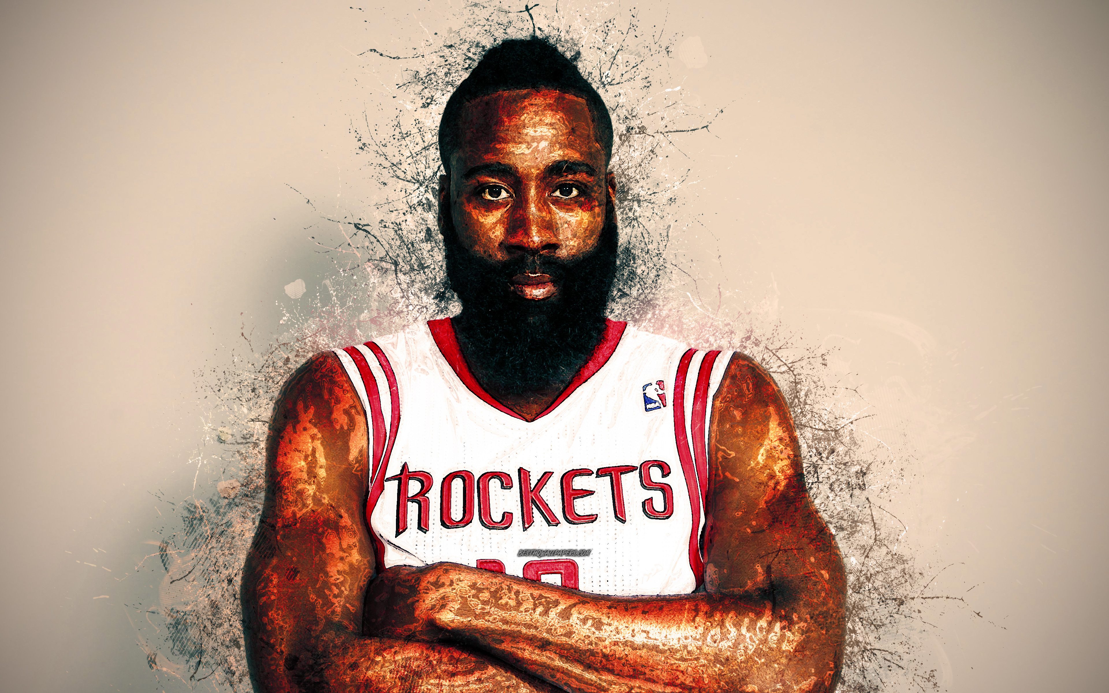 Basketball Houston Rockets James Harden Nba 3840x2400