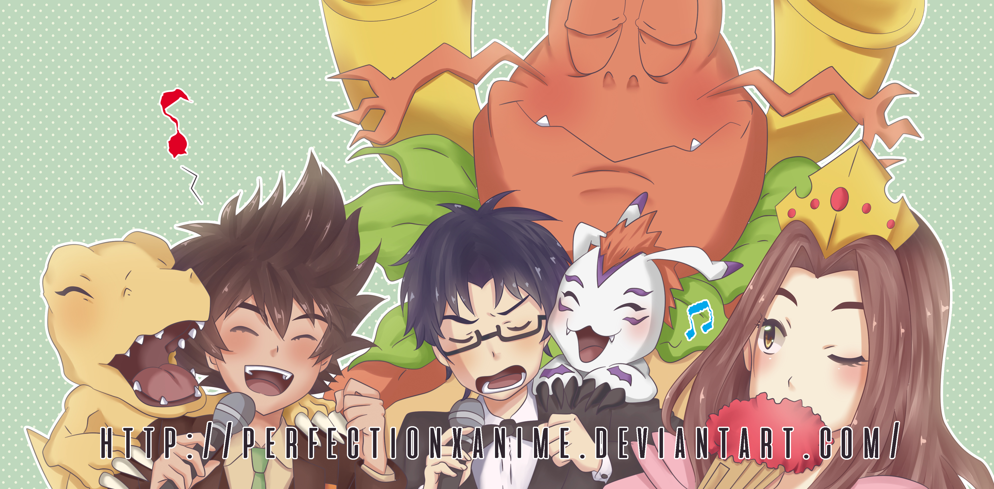 Anime Digimon Adventure Tri 4000x1970