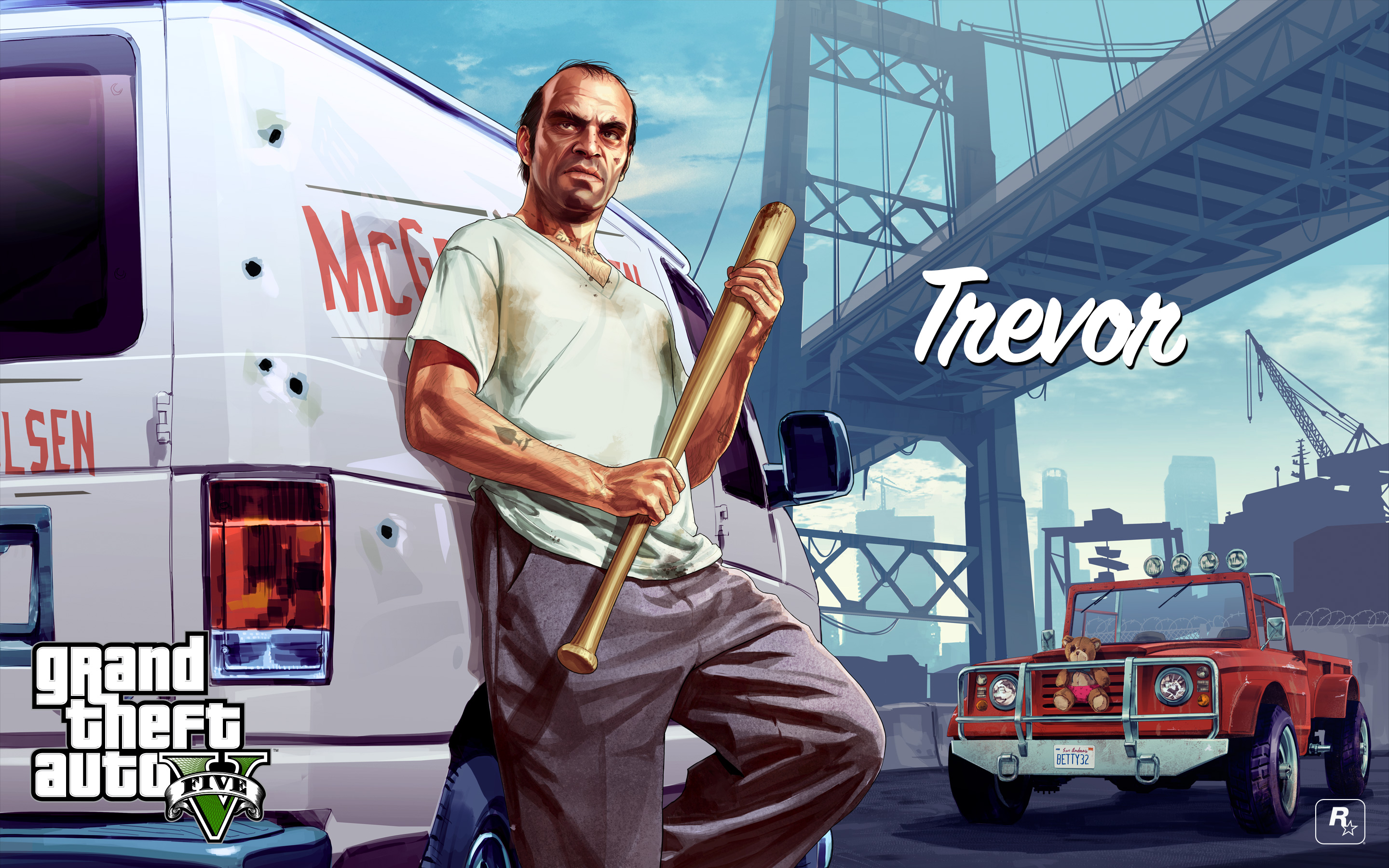Grand Theft Auto V Trevor Philips 2880x1800