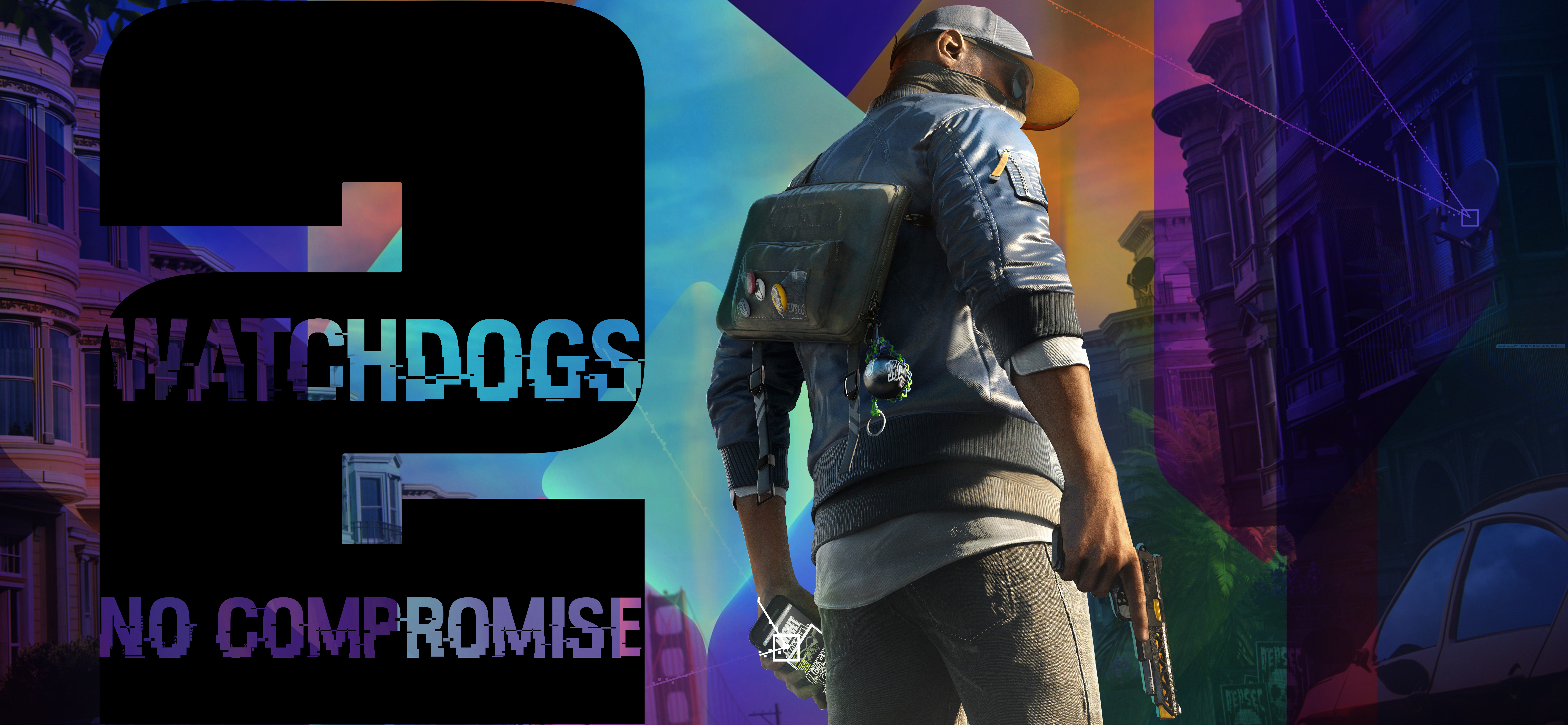 Video Game Watch Dogs 2 7680x3552