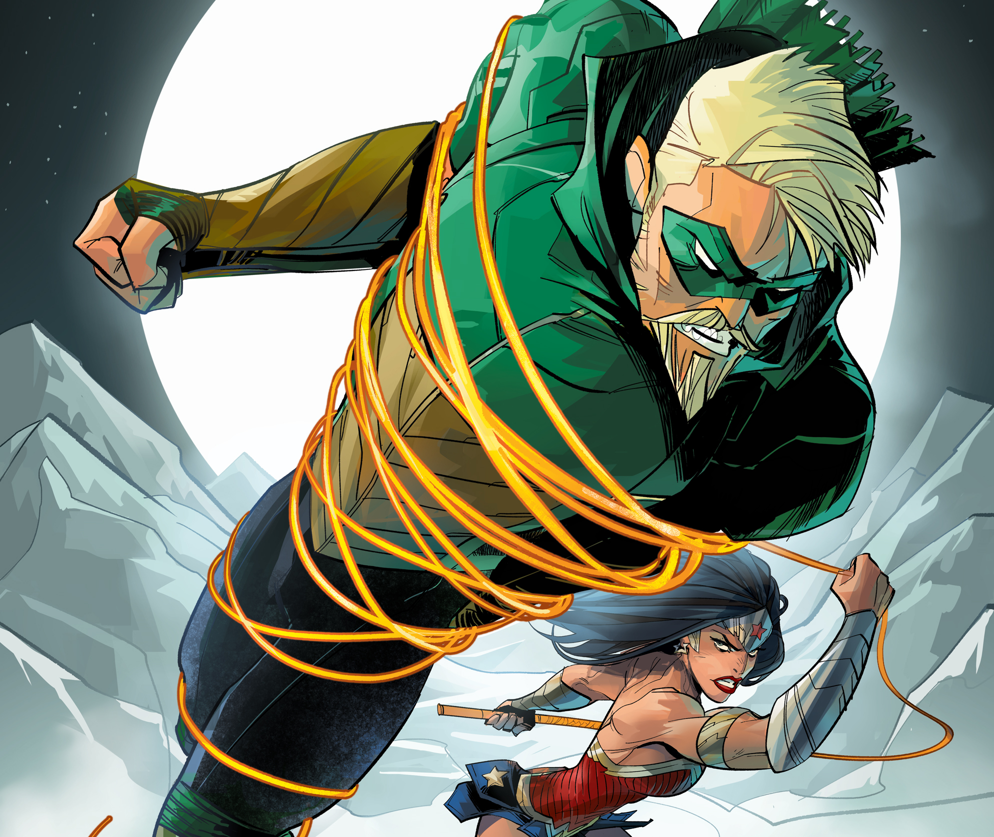 Dc Comics Green Arrow Wonder Woman 1987x1674