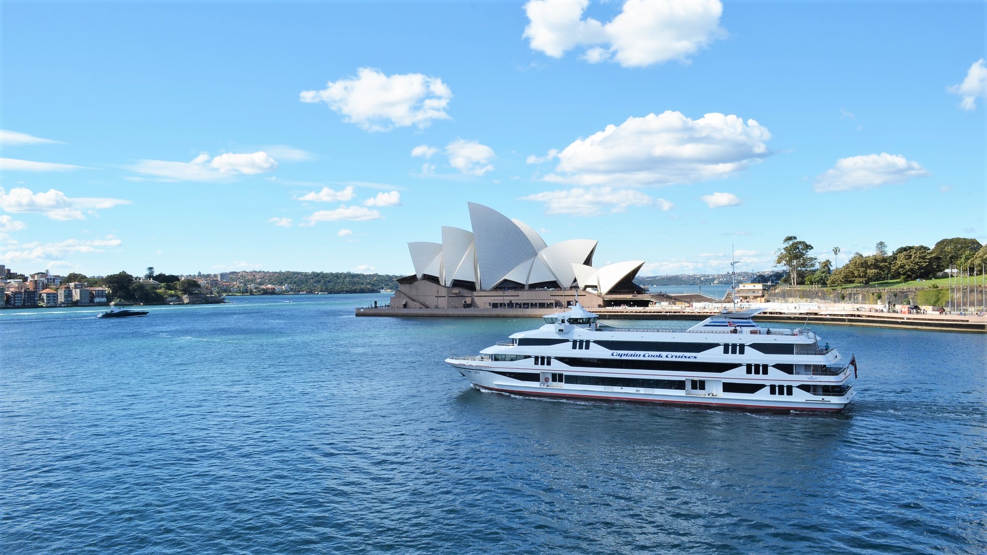 Ferry Ship Sydney Sydney Harbour Sydney Opera House 1920x1080