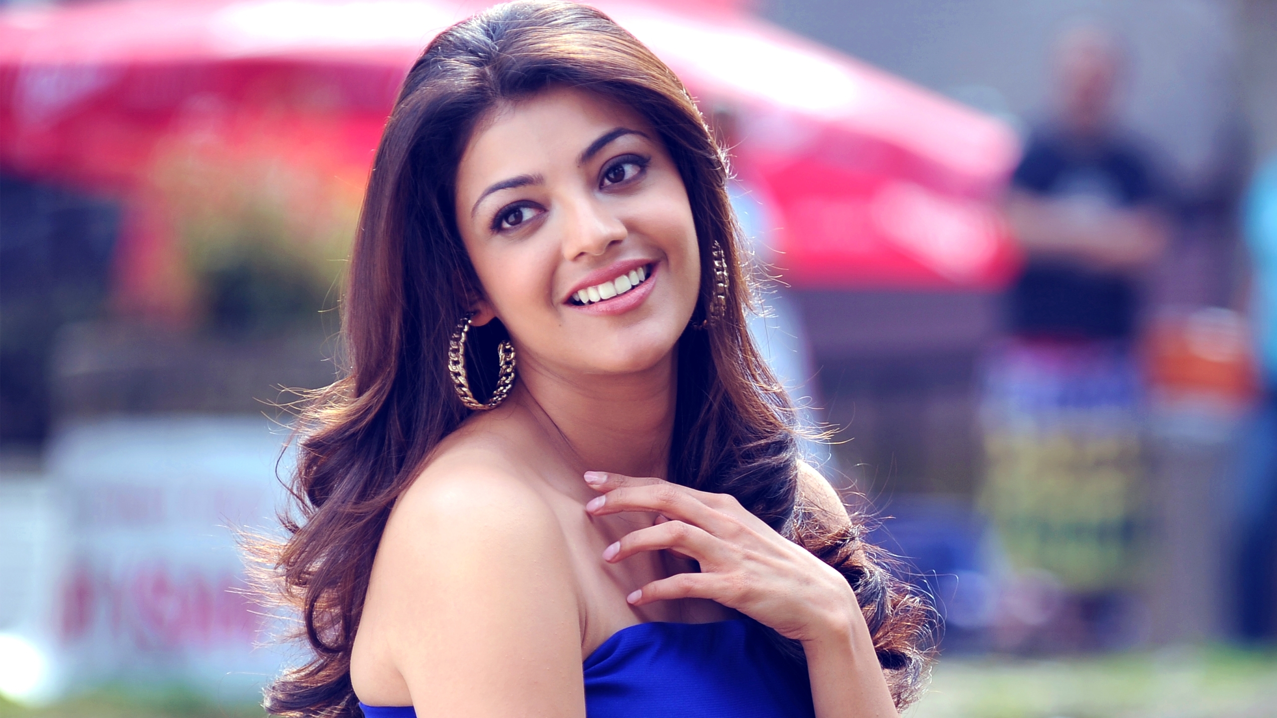 Actress Celebrity Kajal Aggarwal Model Woman 2560x1440