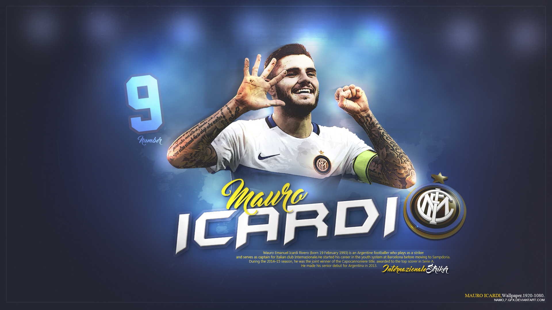 Inter Milan Mauro Icardi Soccer 1920x1080