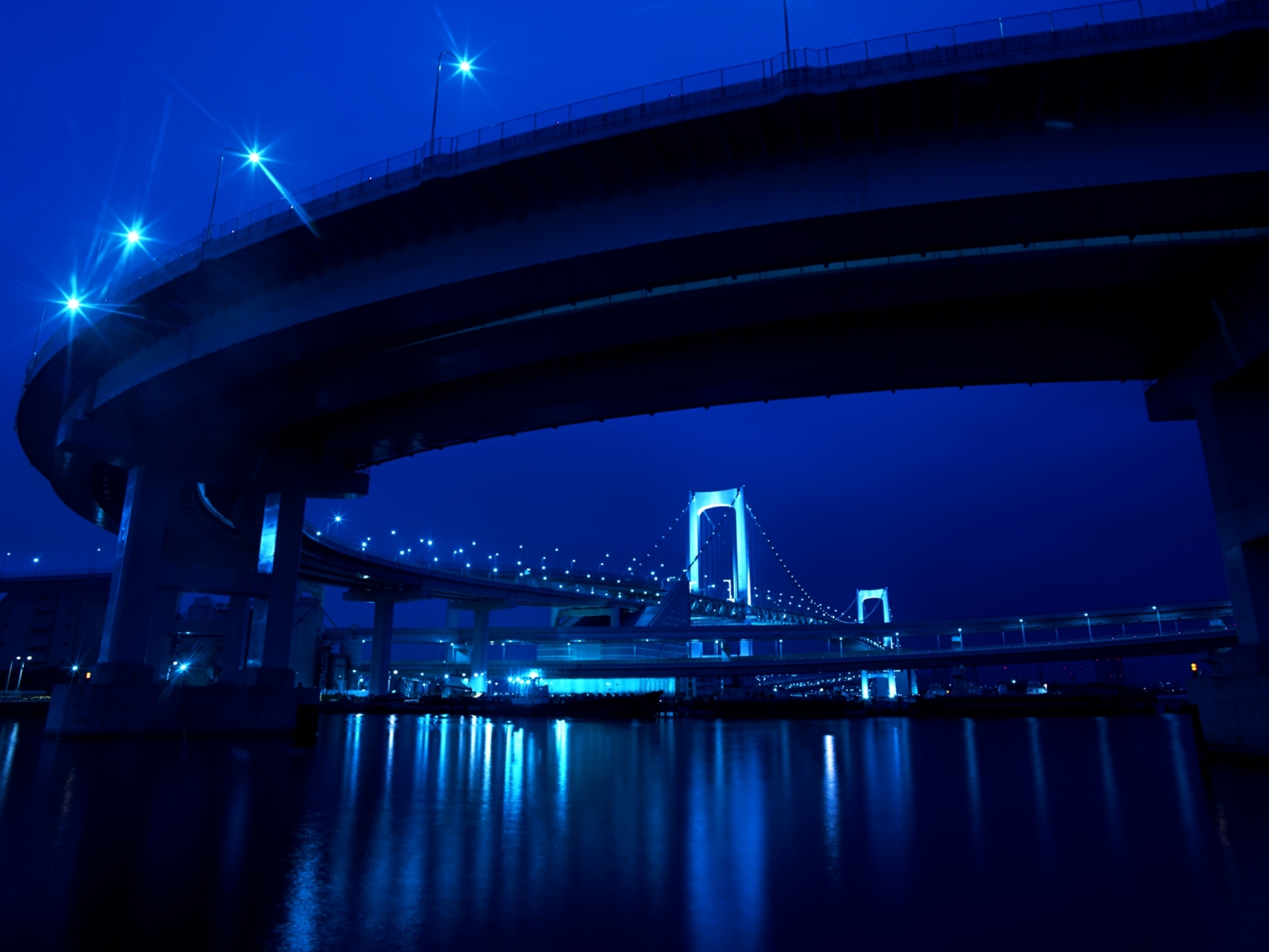 Japan Rainbow Bridge Tokyo 2560x1920