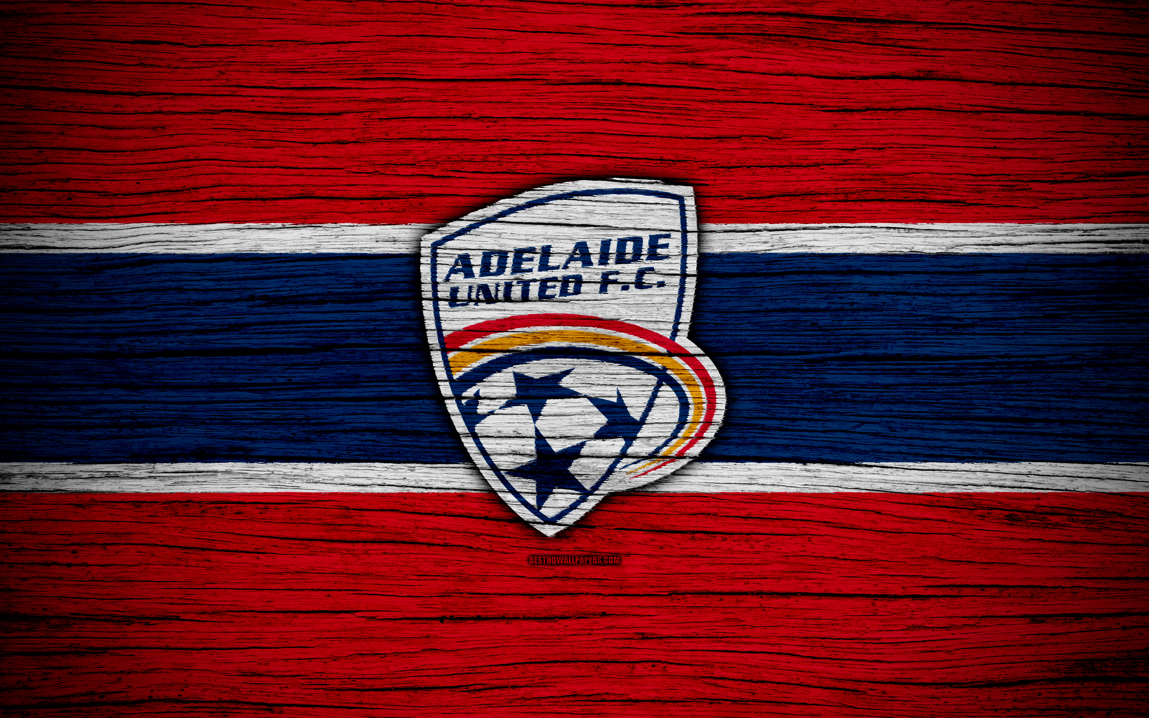 Adelaide United Fc Emblem Logo Soccer 3840x2400
