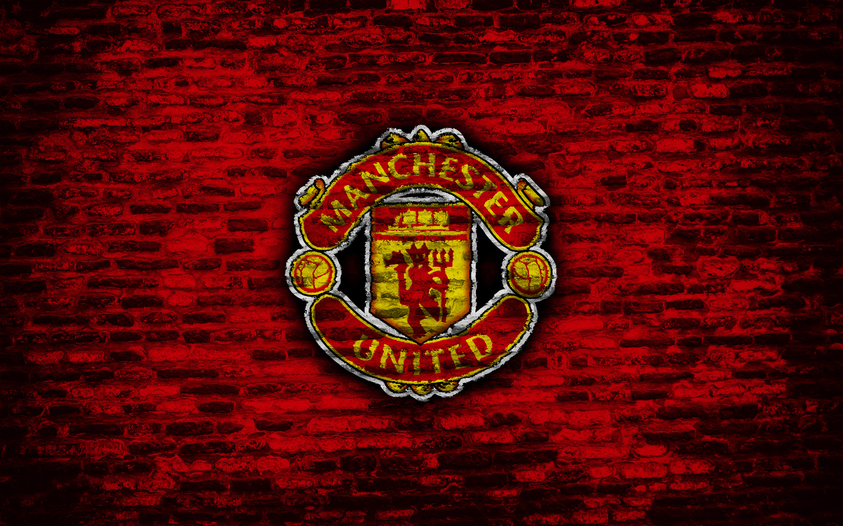 Logo Manchester United F C Soccer 2880x1800