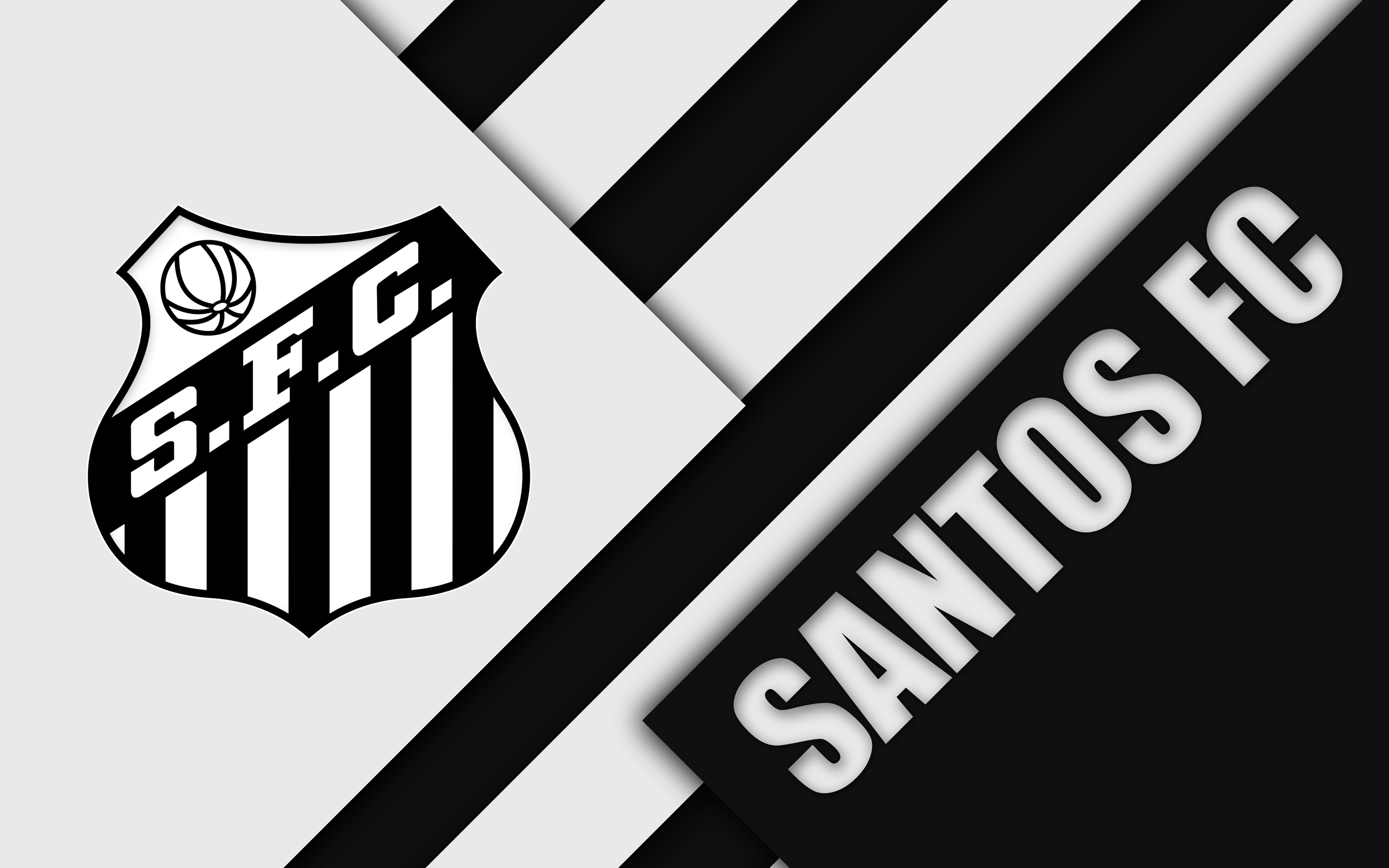 Emblem Logo Santos Fc Soccer 3840x2400