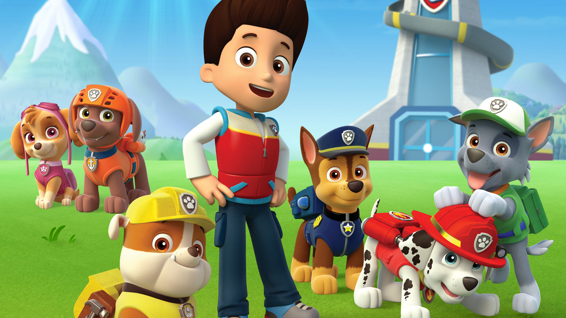 Cartoon Dog Paw Patrol 1920x1080