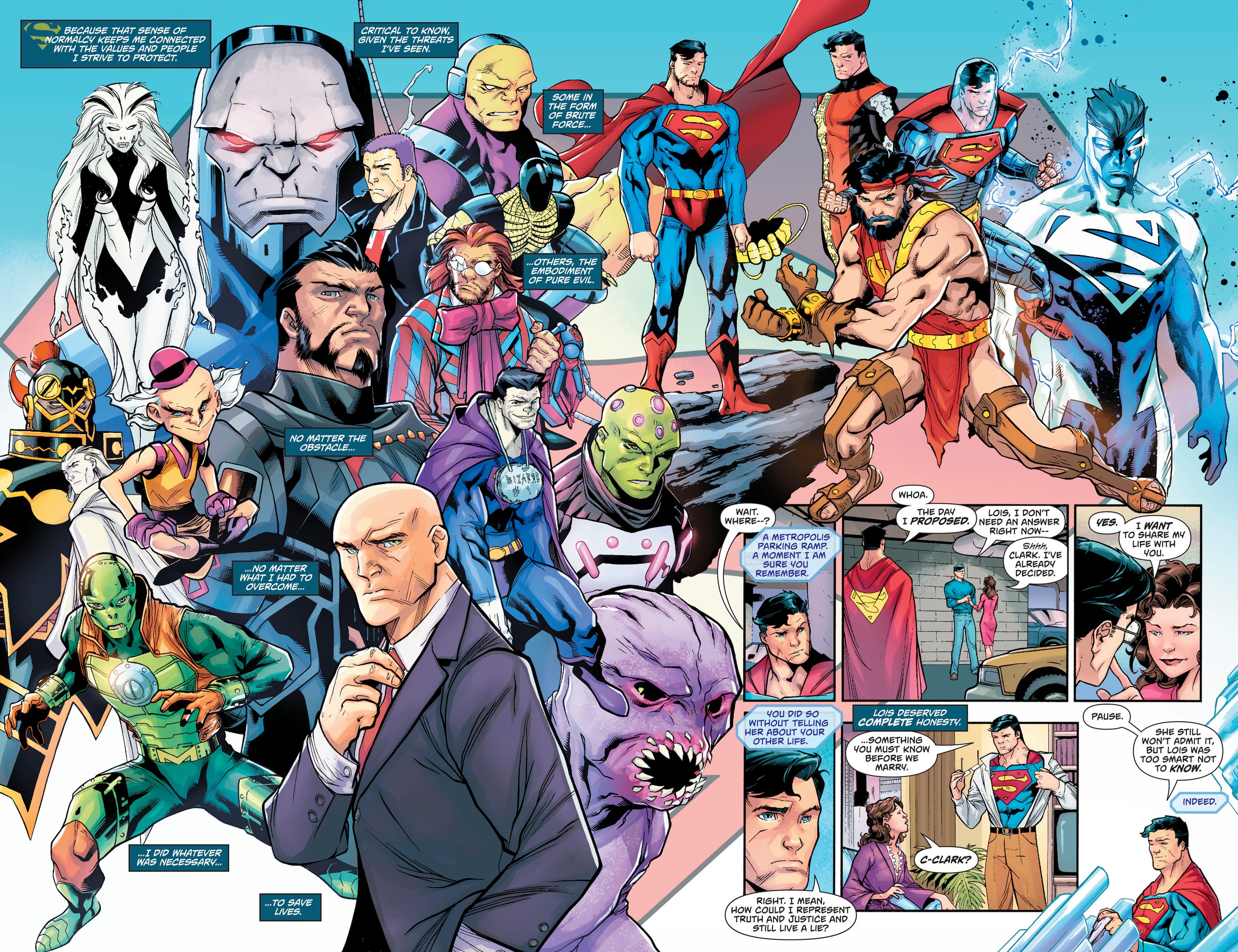 Bizarro Dc Comics Darkseid Dc Comics Lex Luthor Superman 2560x1968