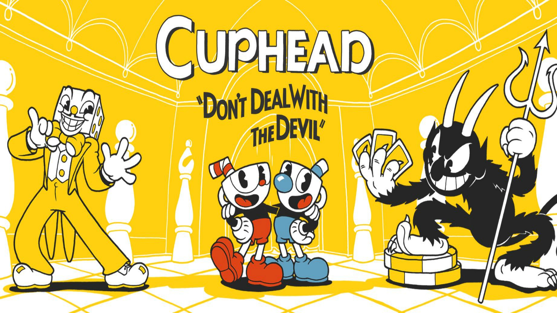 Cuphead King Dice Cuphead Mugman Cuphead The Devil Cuphead 1920x1080