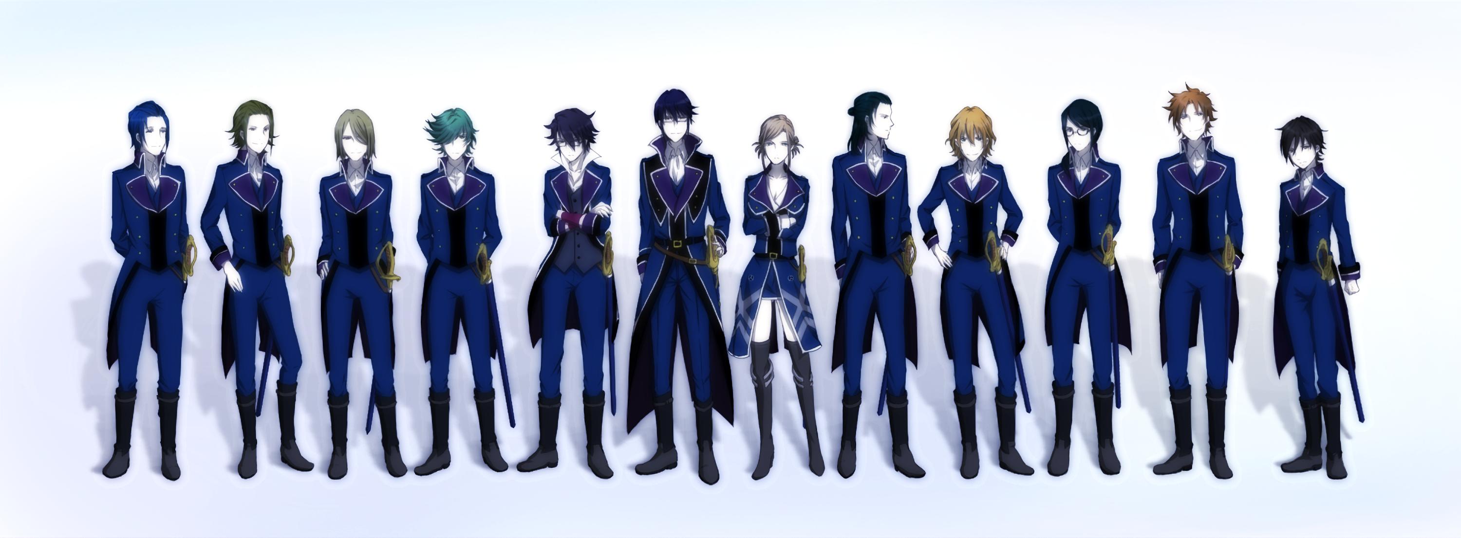 Akira Hidaka Andy D My Ji Daiki Fuse Himori Akiyama Reisi Munakata Ren Got Ry H Kamo Saruhiko Fushim 3000x1106