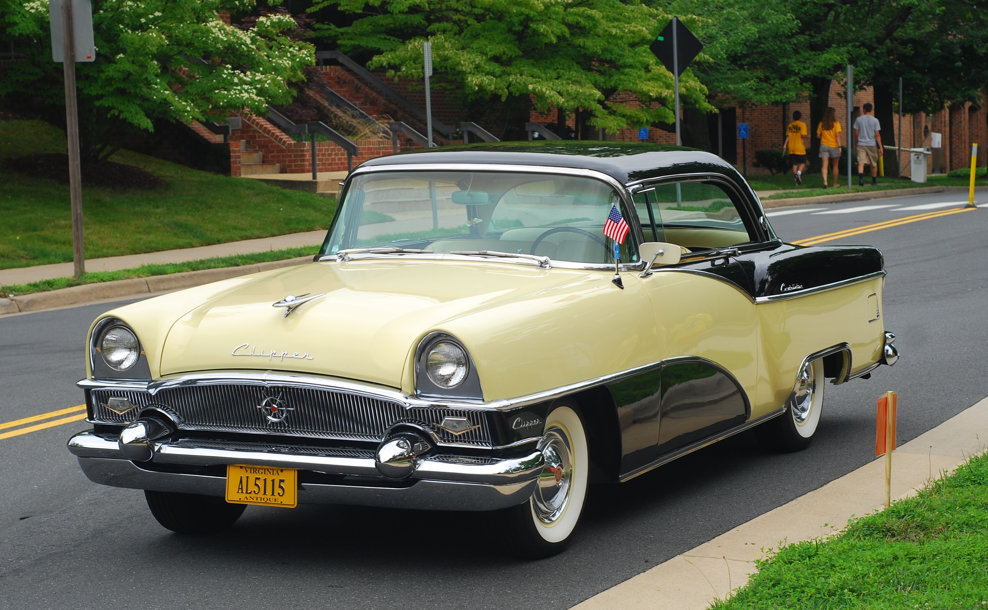 Car Old Car Packard Clipper Vintage Car Yellow Car 3198x1975