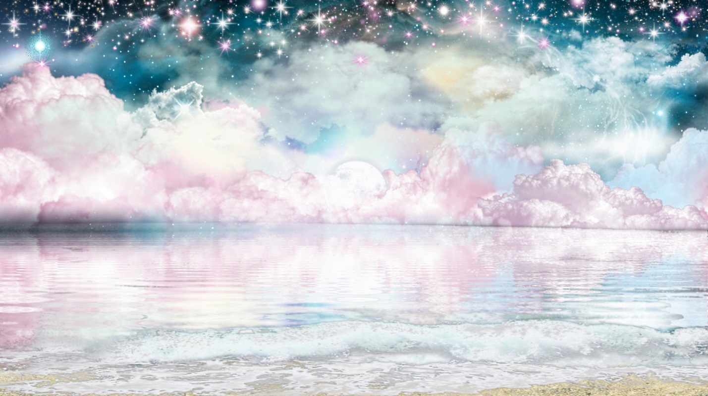 Cloud Mauve Ocean Sea Stars 1429x800