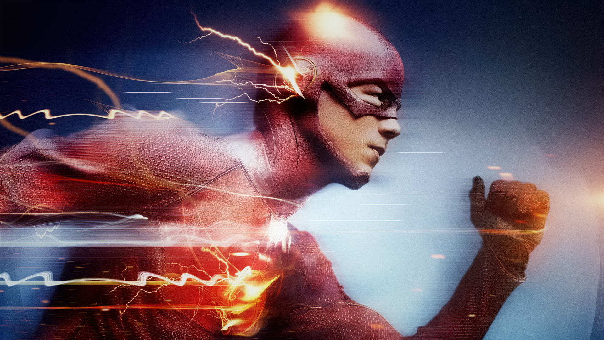Barry Allen Flash Grant Gustin The Flash 2014 1920x1080
