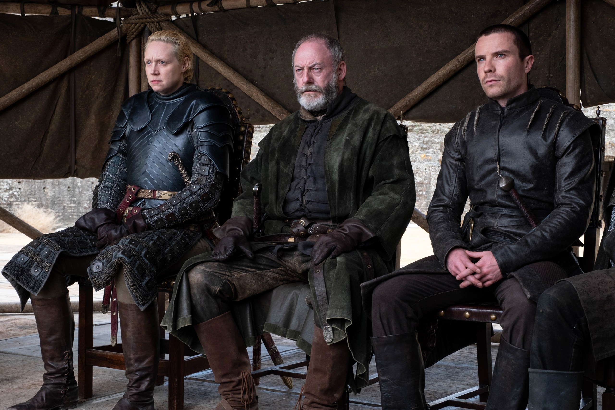 Brienne Of Tarth Davos Seaworth Game Of Thrones Gendry Game Of Thrones Gwendoline Christie Joe Demps 2560x1707