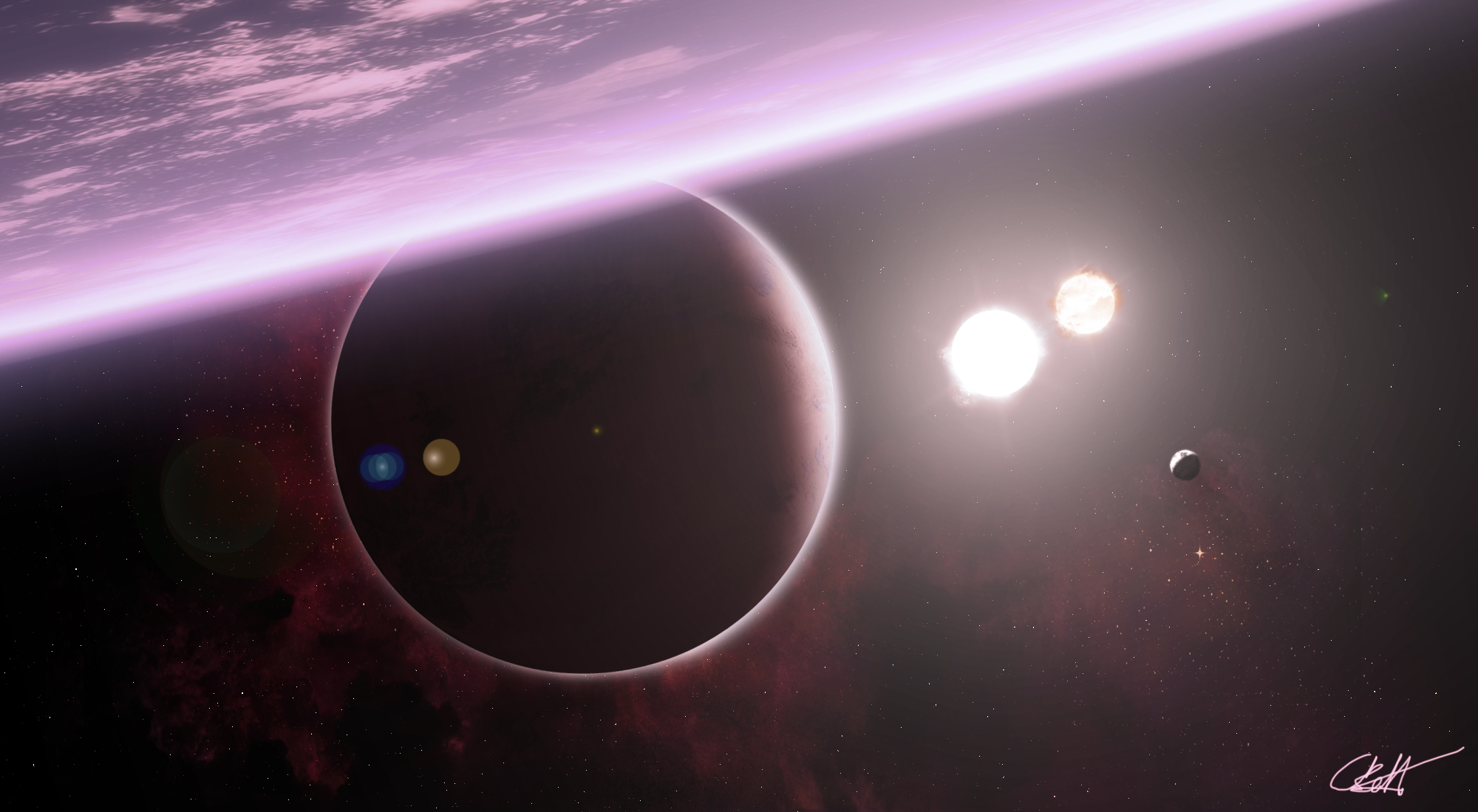 Sci Fi Planets 2000x1100