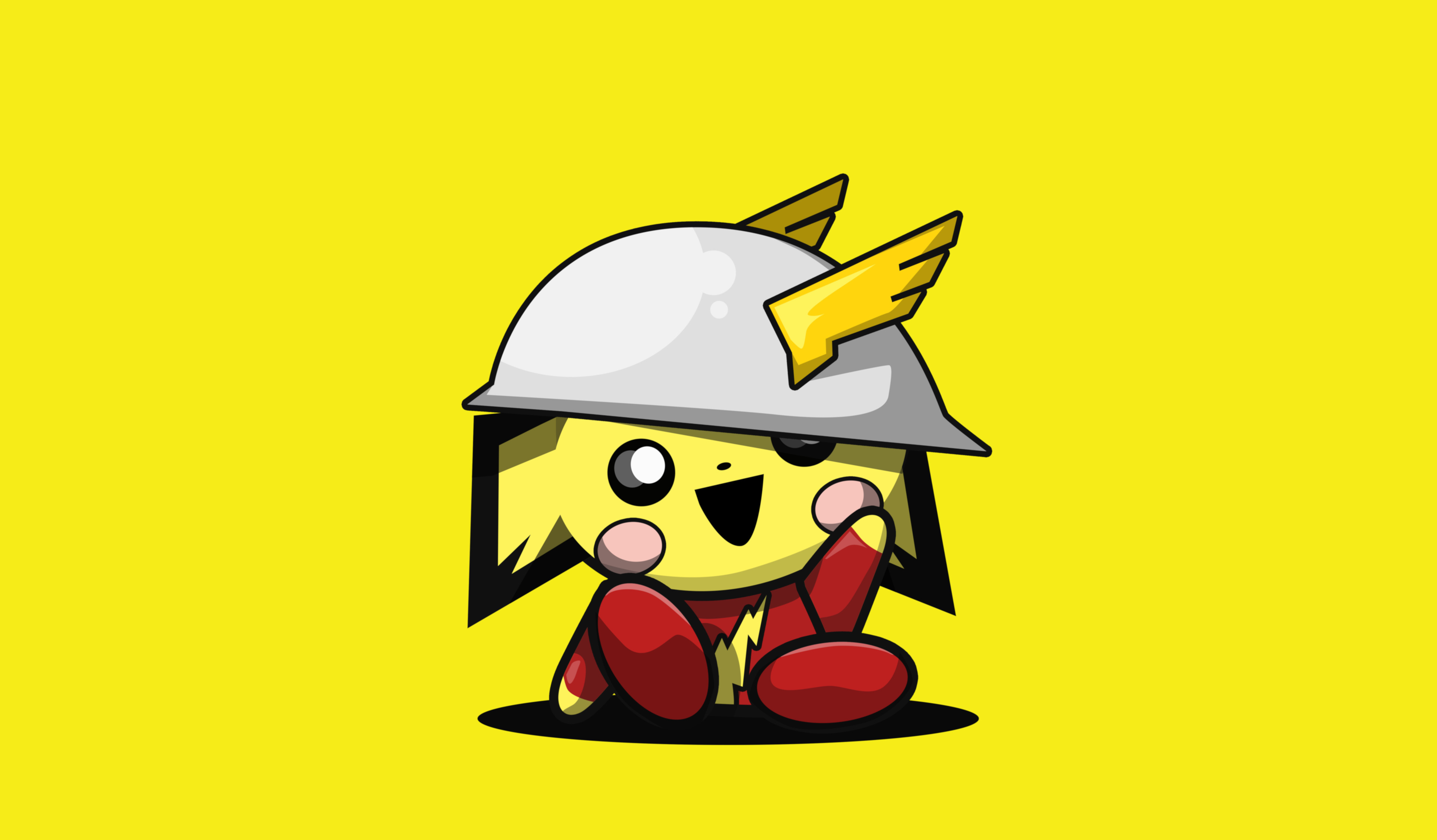 Flash Jay Garrick Pichu Pokemon 4445x2600