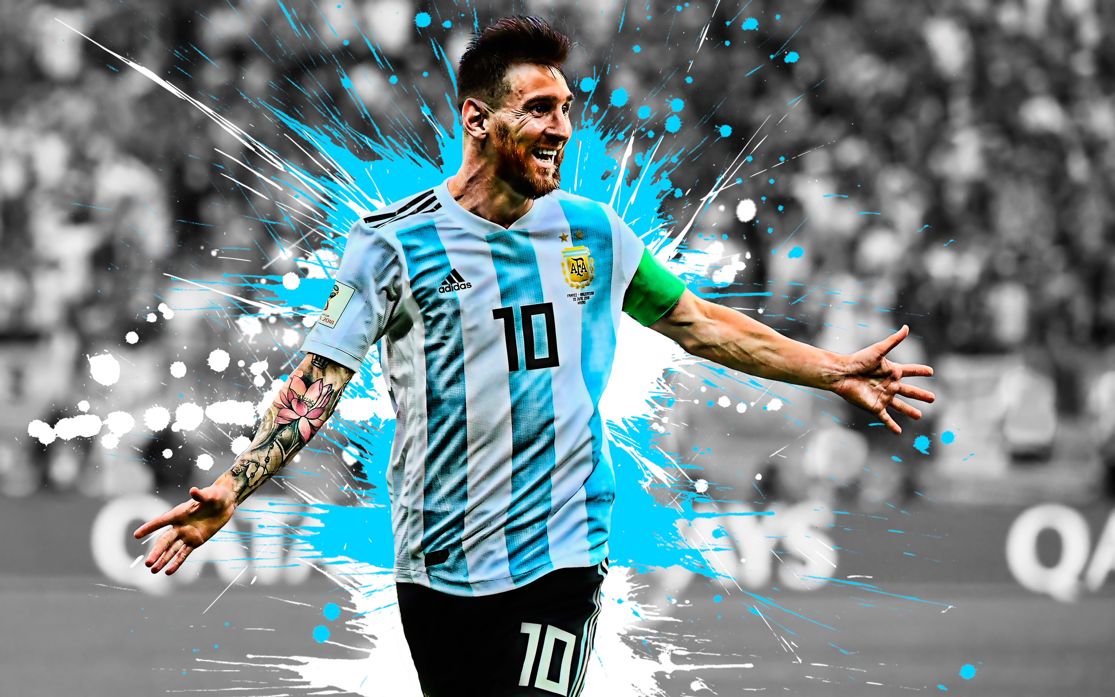 Argentina National Football Team Lionel Messi Soccer 3840x2400