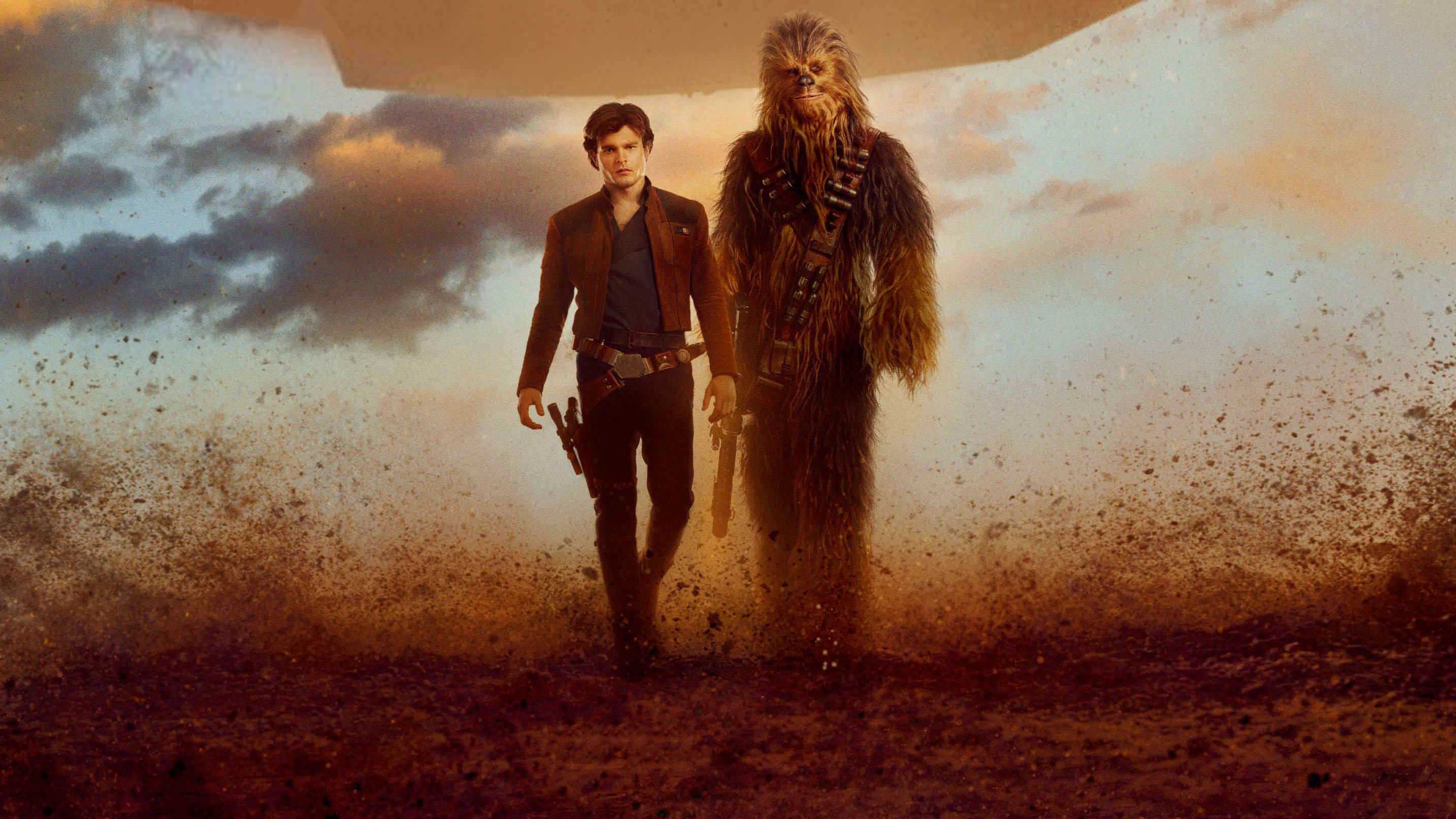 Alden Ehrenreich Chewbacca Han Solo Star Wars 2866x1612