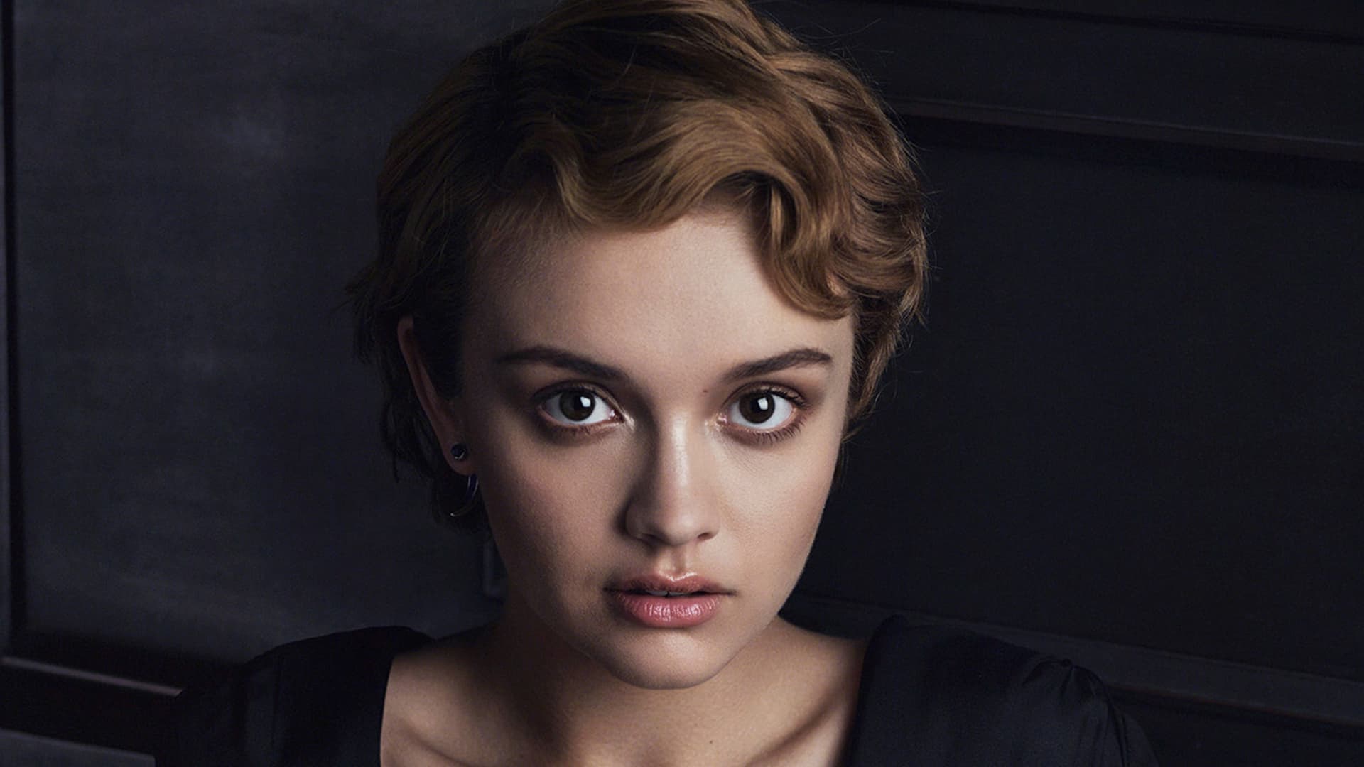 Actress British Brunette Face Olivia Cooke Short Hair 1920x1080