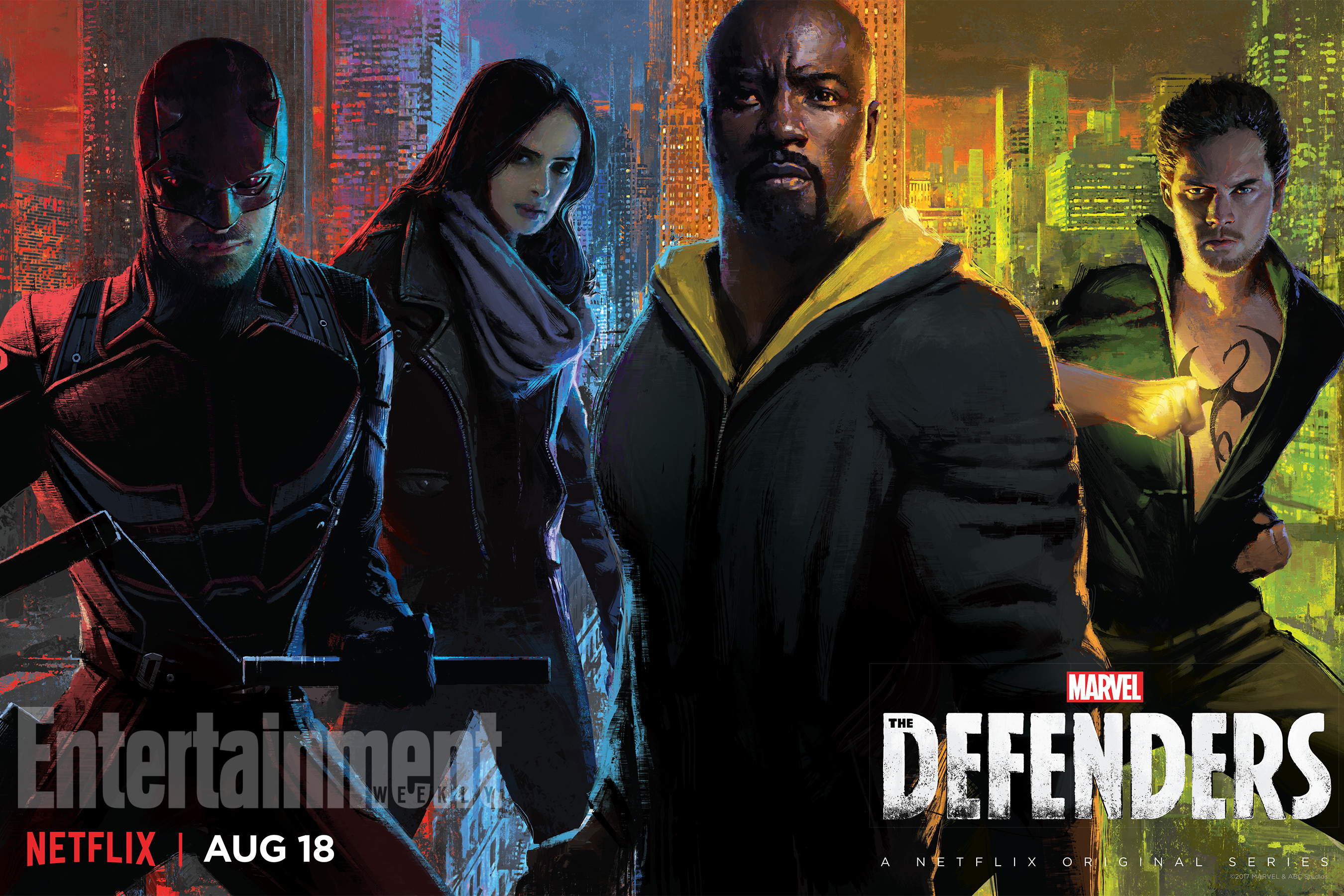Daredevil Defenders Marvel Comics Iron Fist Jessica Jones Luke Cage The Defenders Tv Show 2700x1800