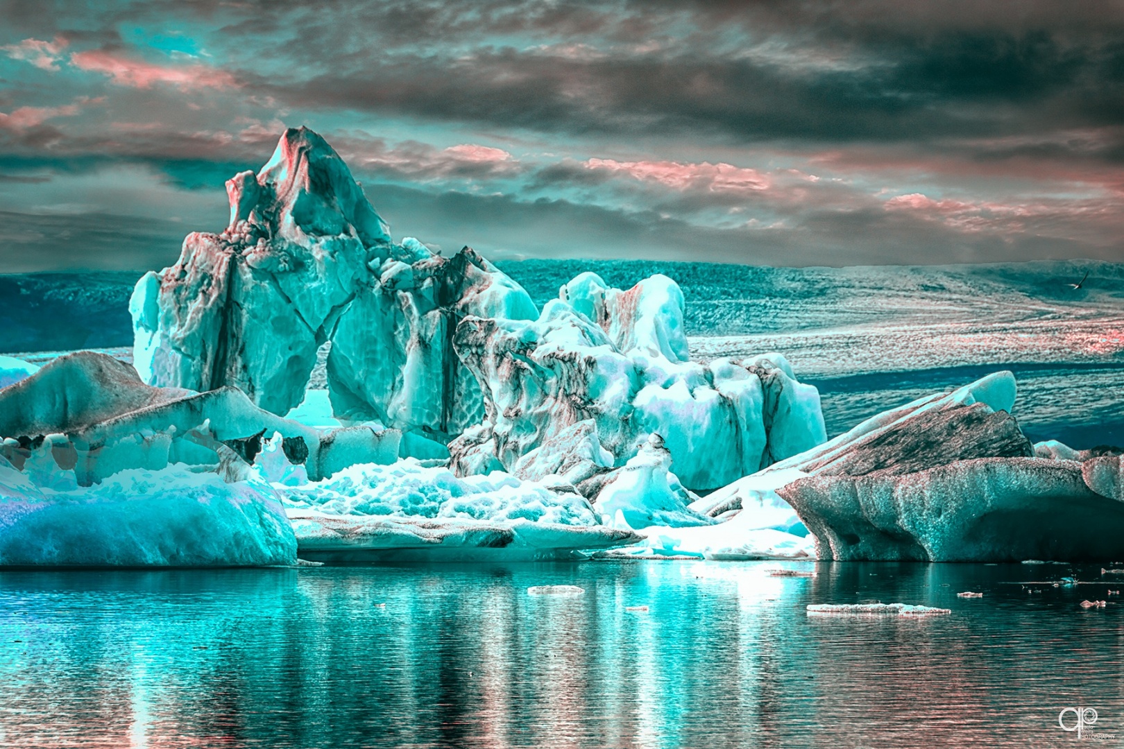 Blue Earth Iceberg Ocean Sea 1620x1080