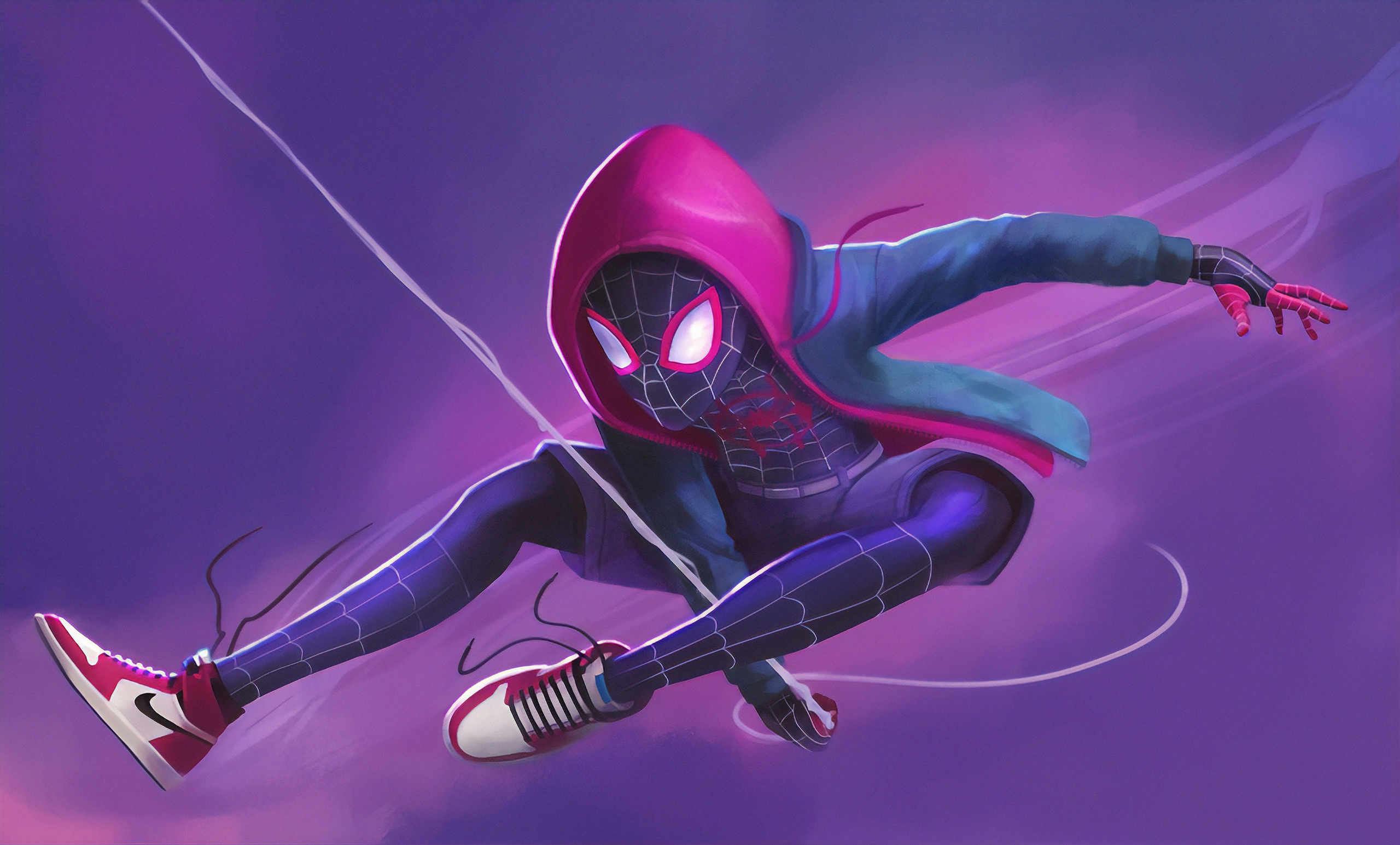 Miles Morales Spider Man Spider Man Into The Spider Verse Wallpaper Resolution2560x1545 Id 3165