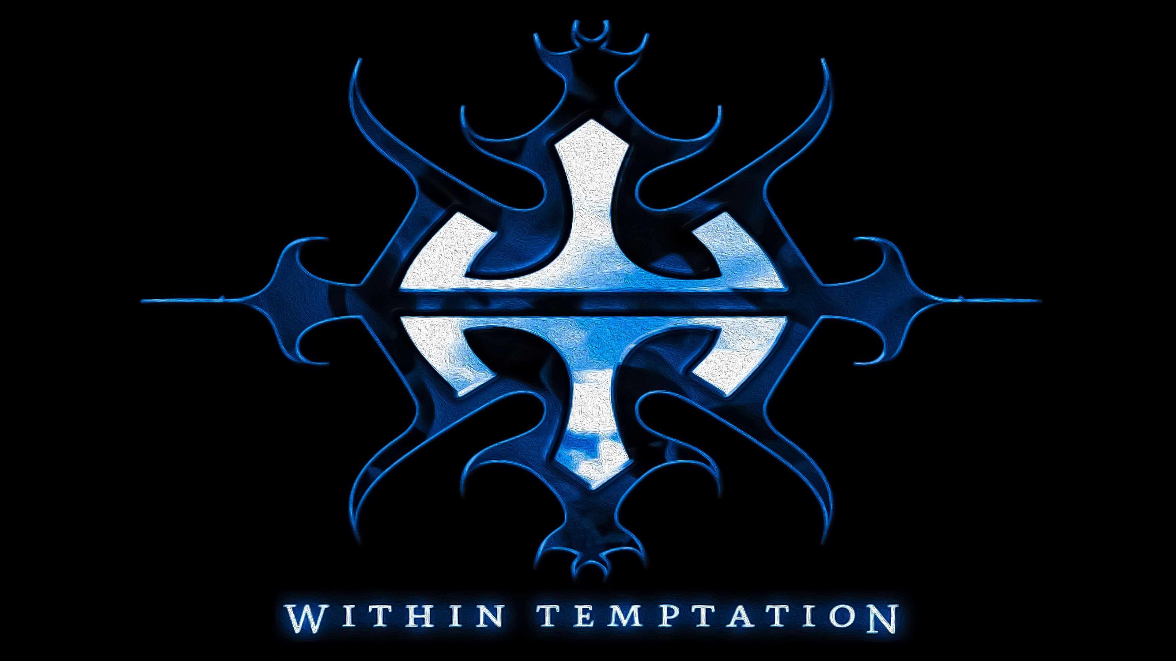 Artistic Logo Within Temptation 3840x2160
