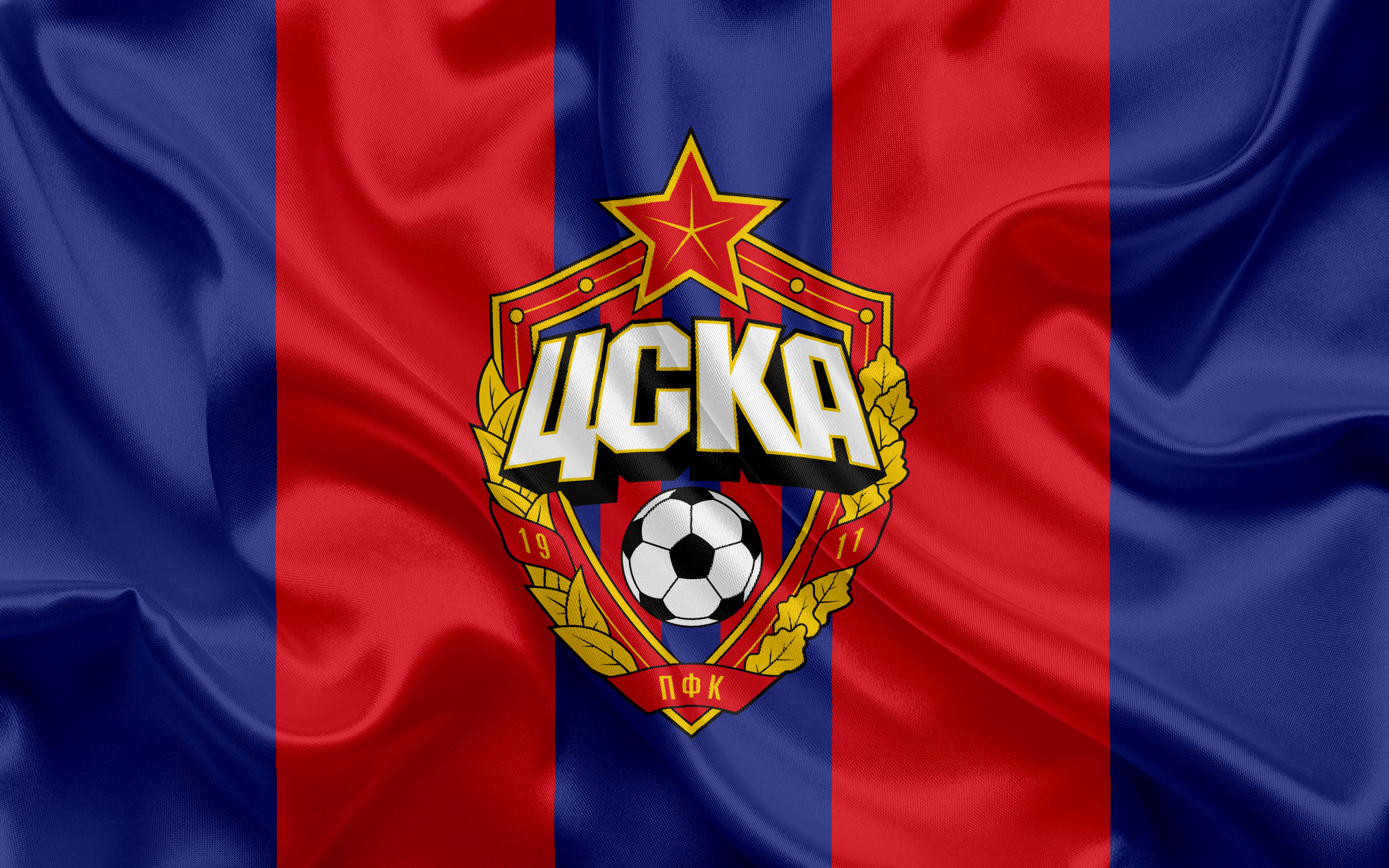 Emblem Logo Pfc Cska Moscow Soccer 3840x2400