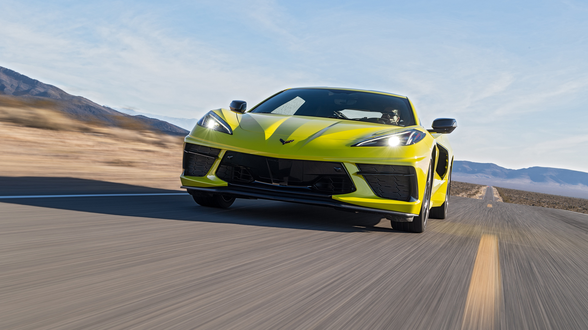 Car Chevrolet Chevrolet Corvette Chevrolet Corvette Stingray Sport Car Vehicle Yellow Car 1920x1080