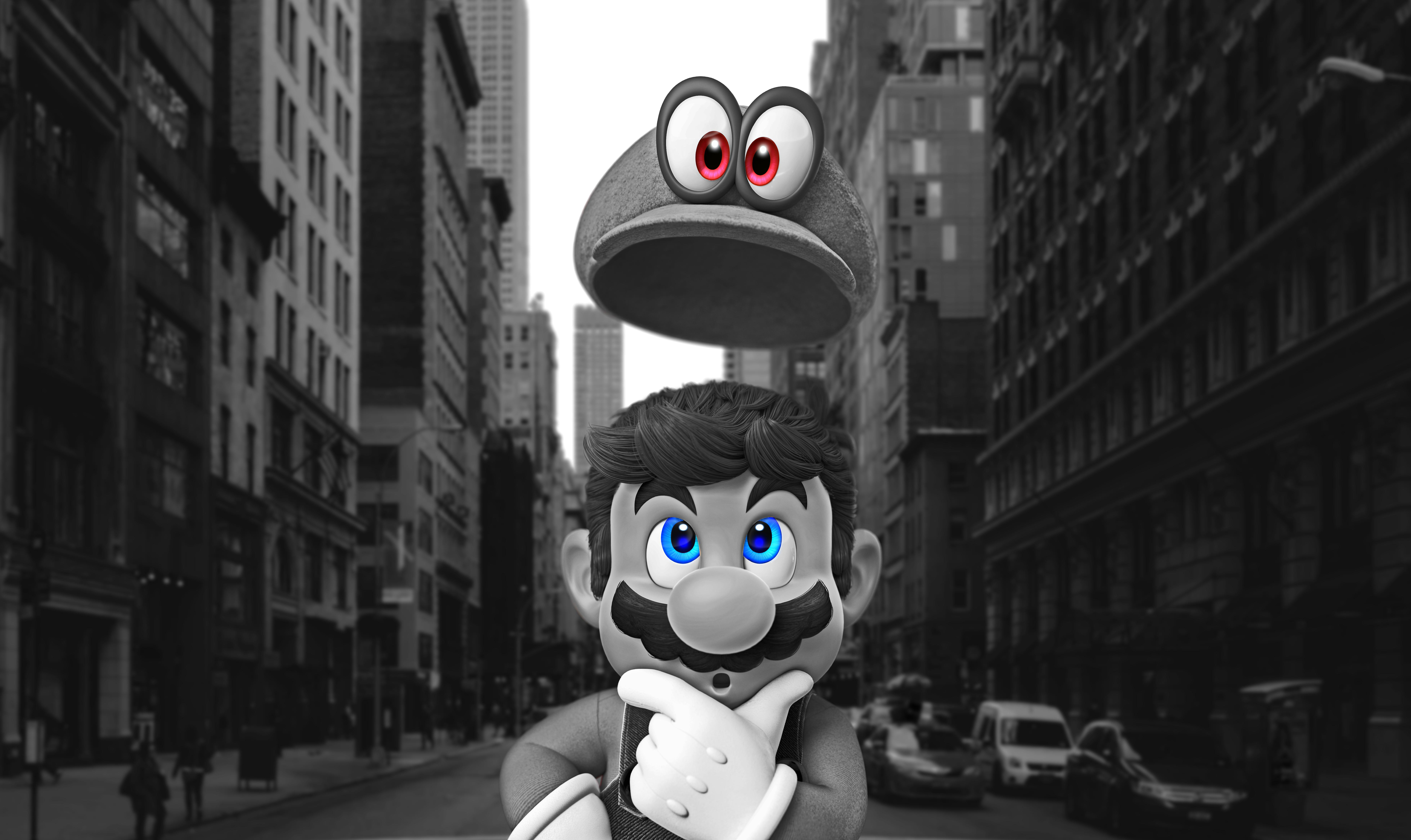 Mario Super Mario Odyssey 7372x4392