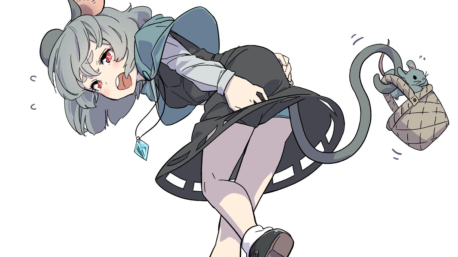 Kawayabug Touhou Nazrin Anime 1920x1080