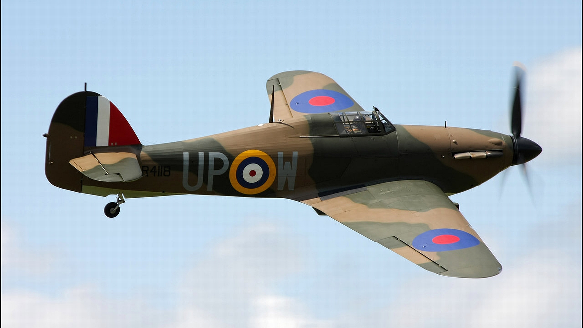 Aircraft Hawker Hurricane 1920x1080