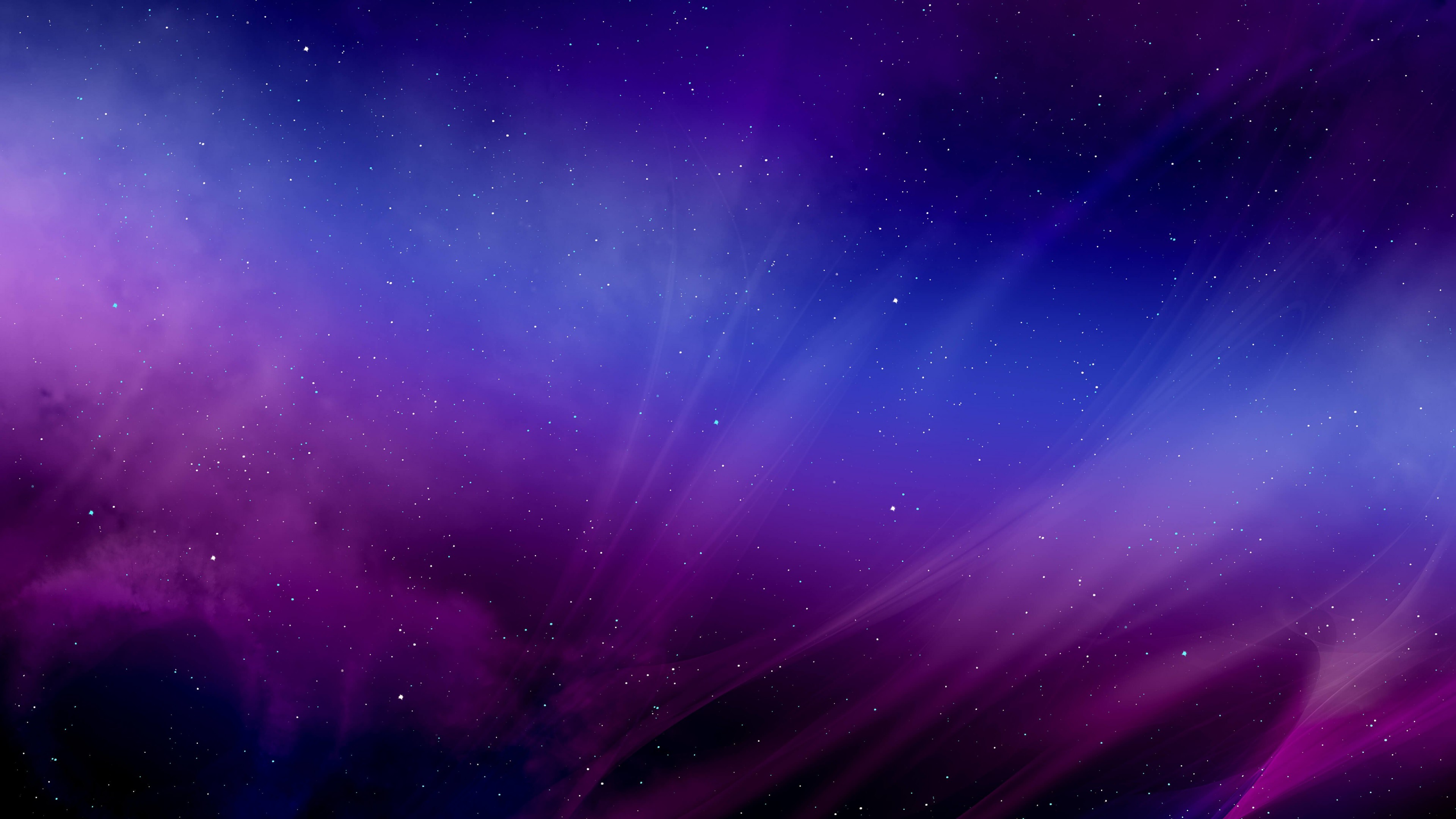 Blue Purple Space Stars 3840x2160
