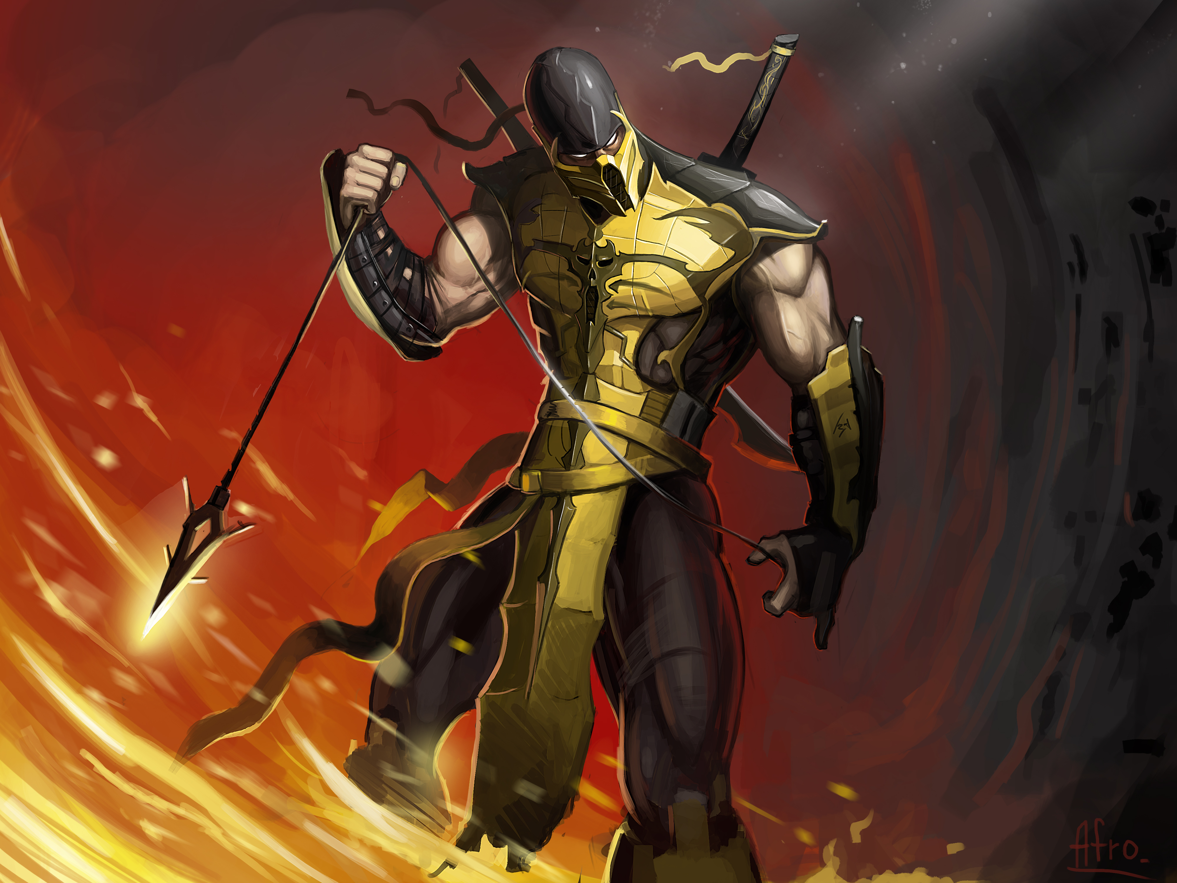 Mortal Kombat Scorpion Mortal Kombat Warrior 4000x3000