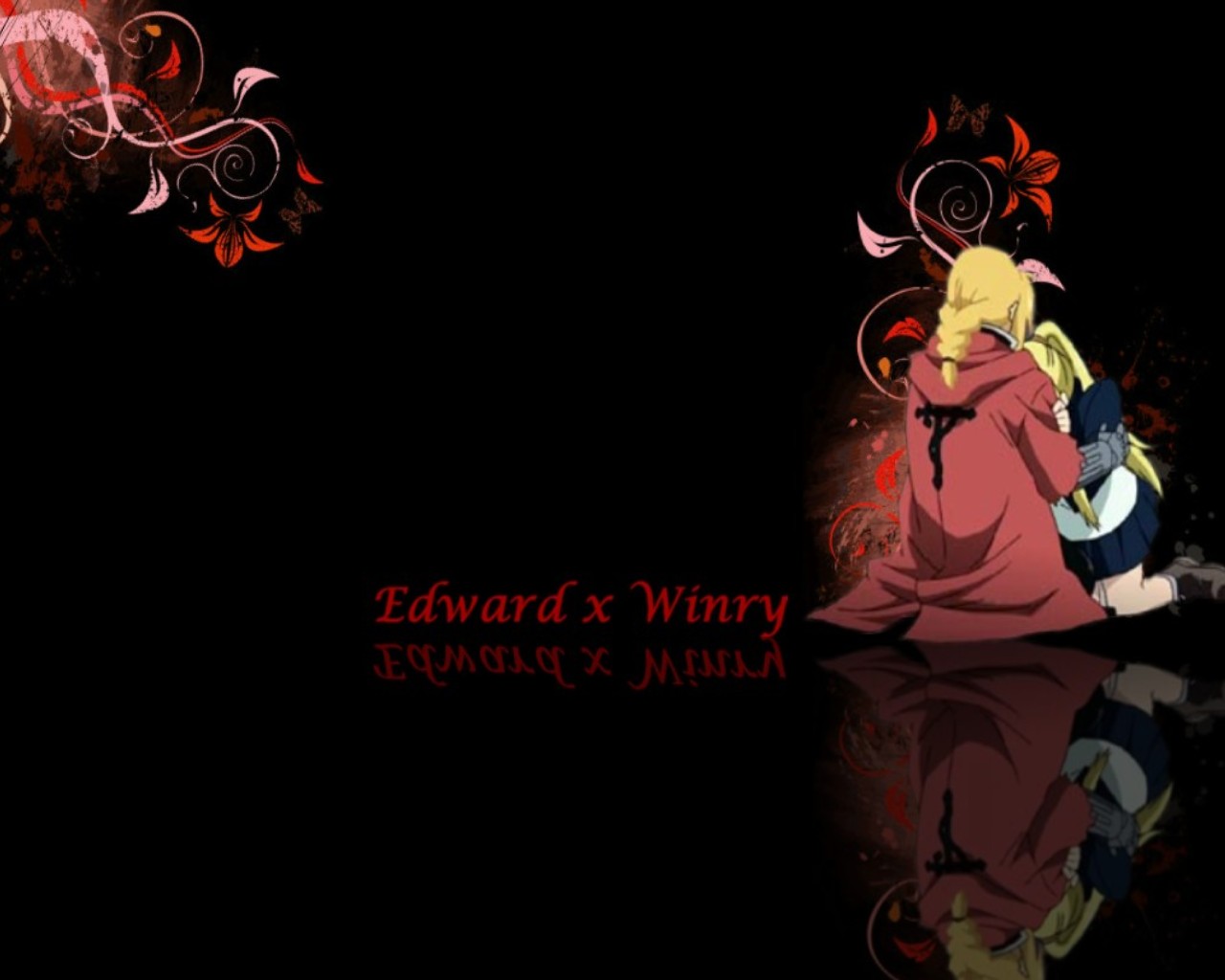 Edward Elric Winry Rockbell 1280x1024