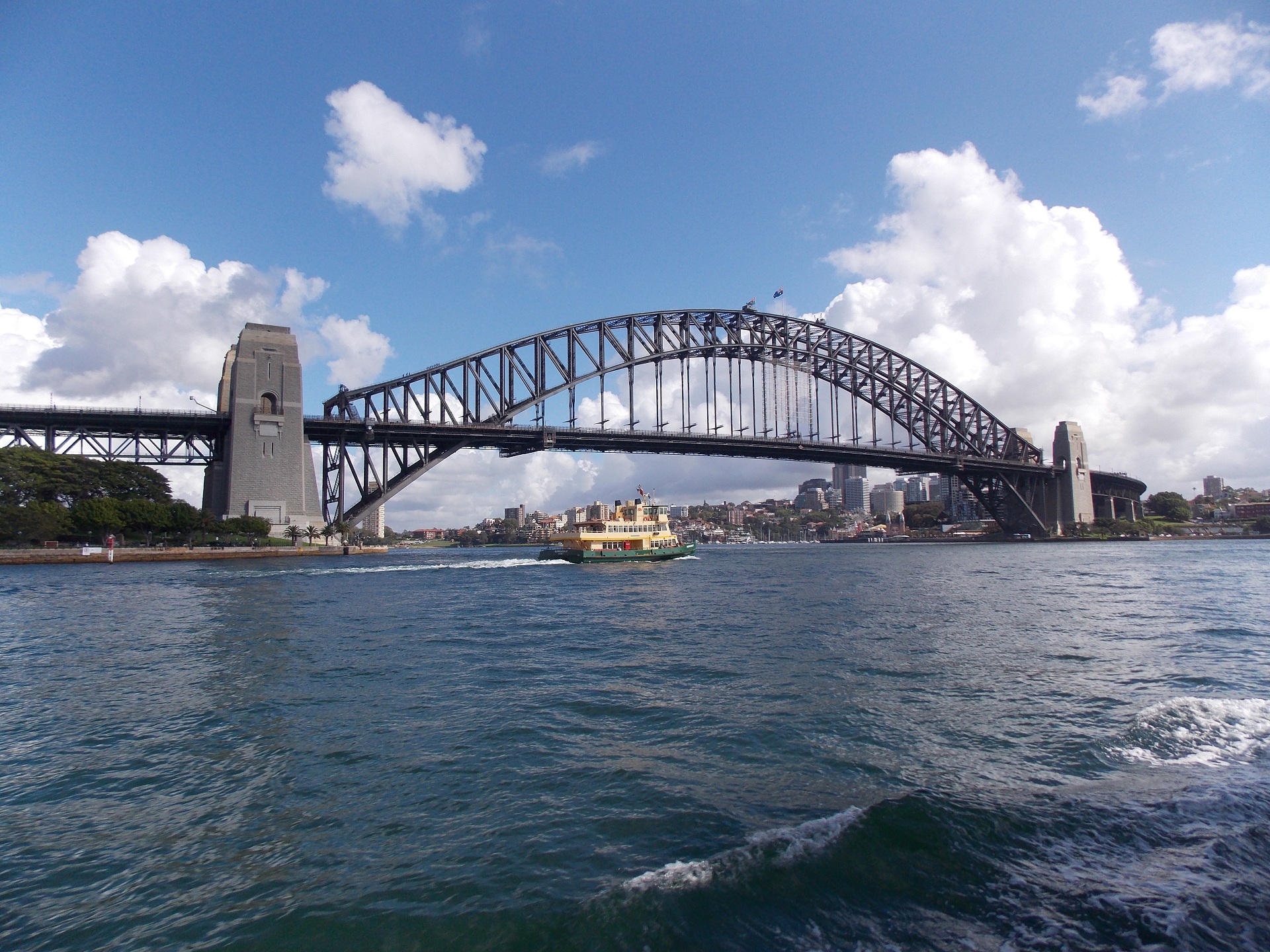 Australia Ferry Harbor Sydney Sydney Harbour Bridge Water 1920x1440