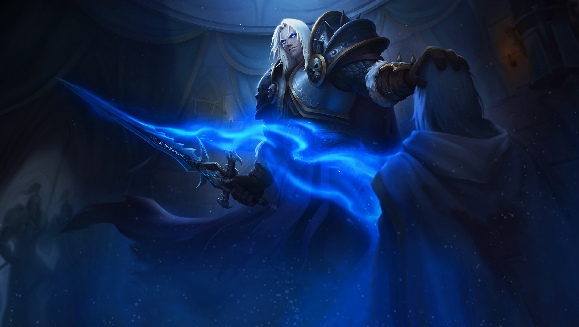 Arthas Menethil Frostmourne World Of Warcraft Lich King World Of Warcraft 1920x1084