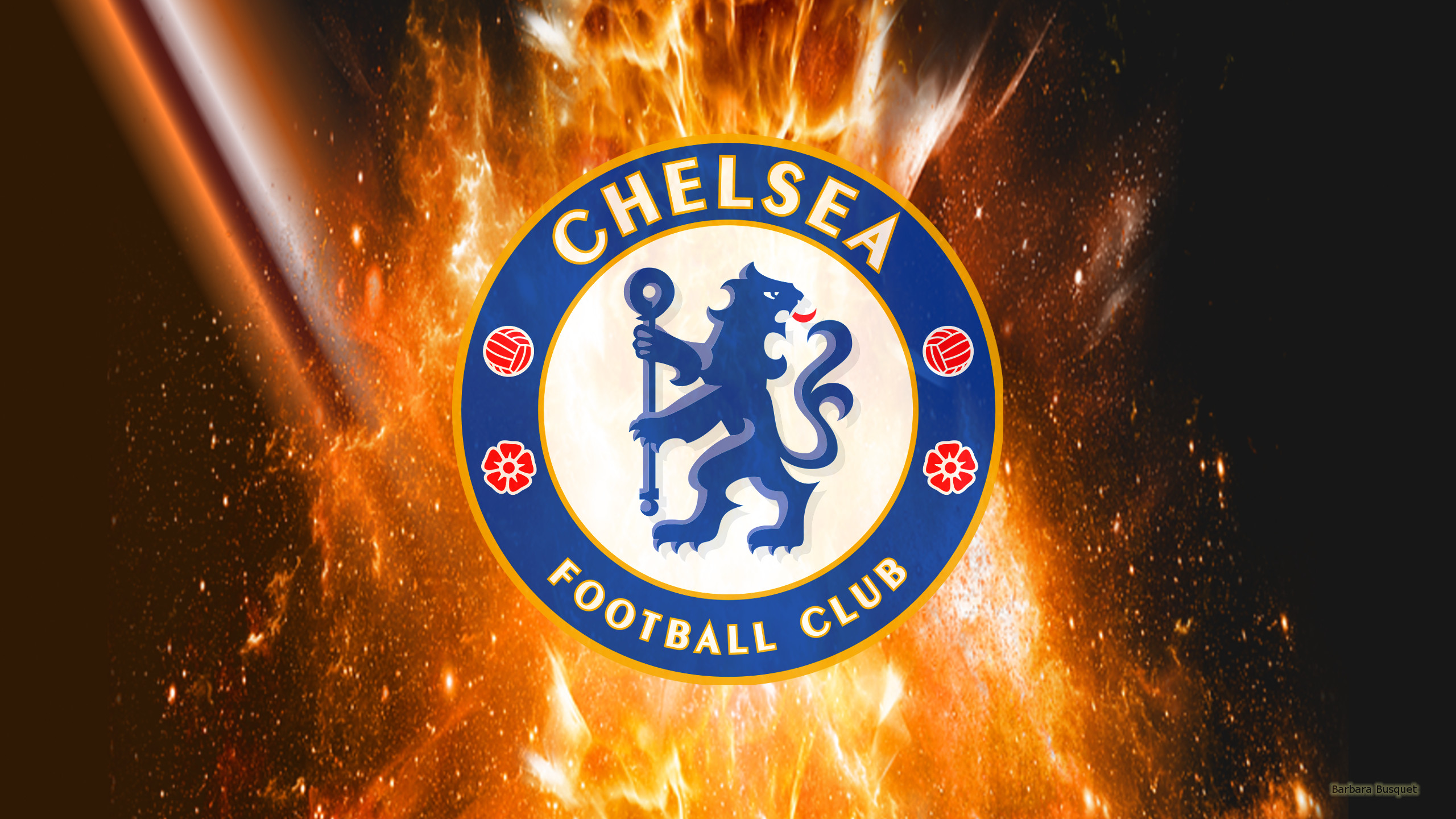 Chelsea F C Emblem Logo Soccer 2560x1440