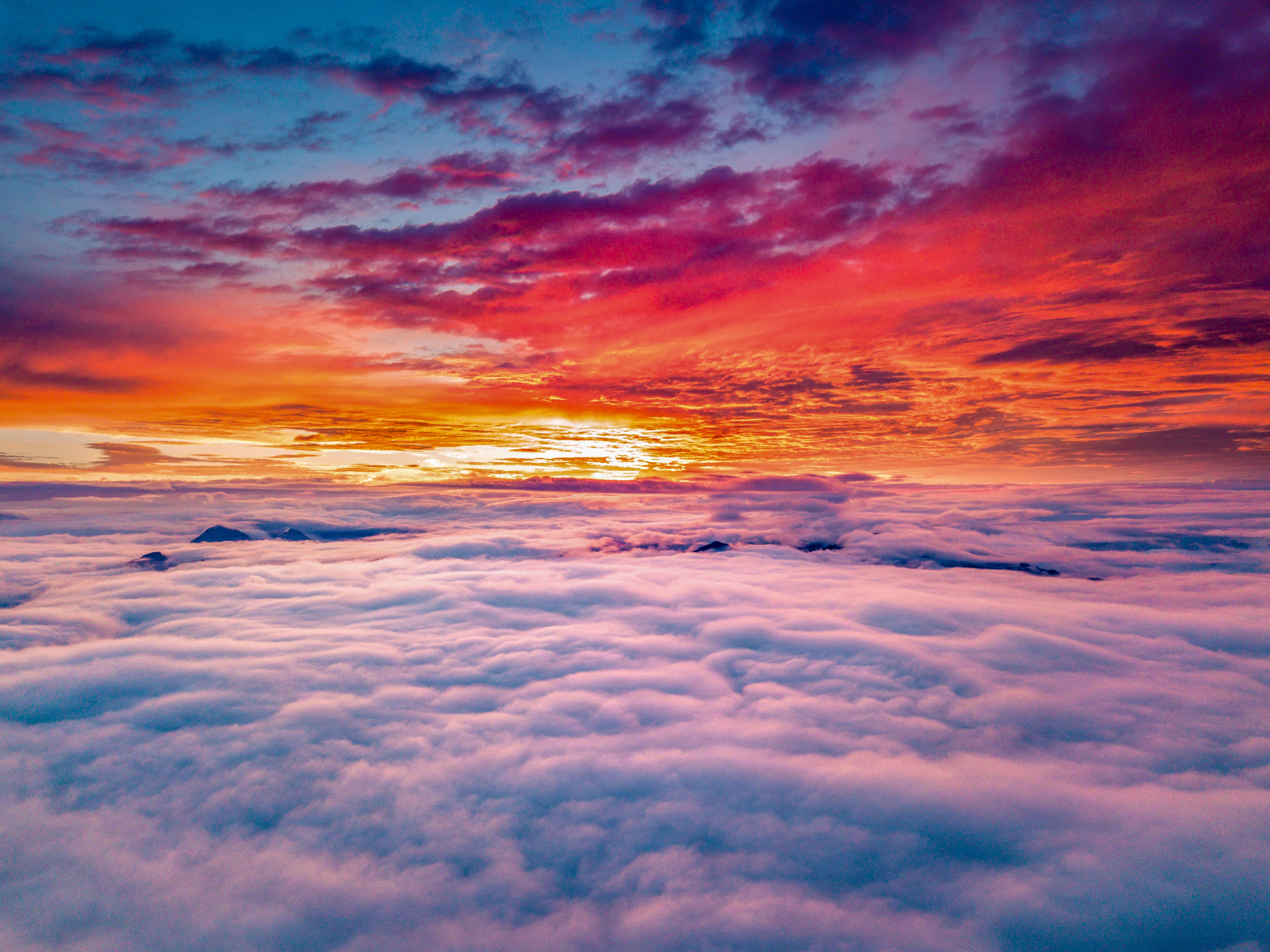 Cloud Horizon Sky Sunrise 4003x3000