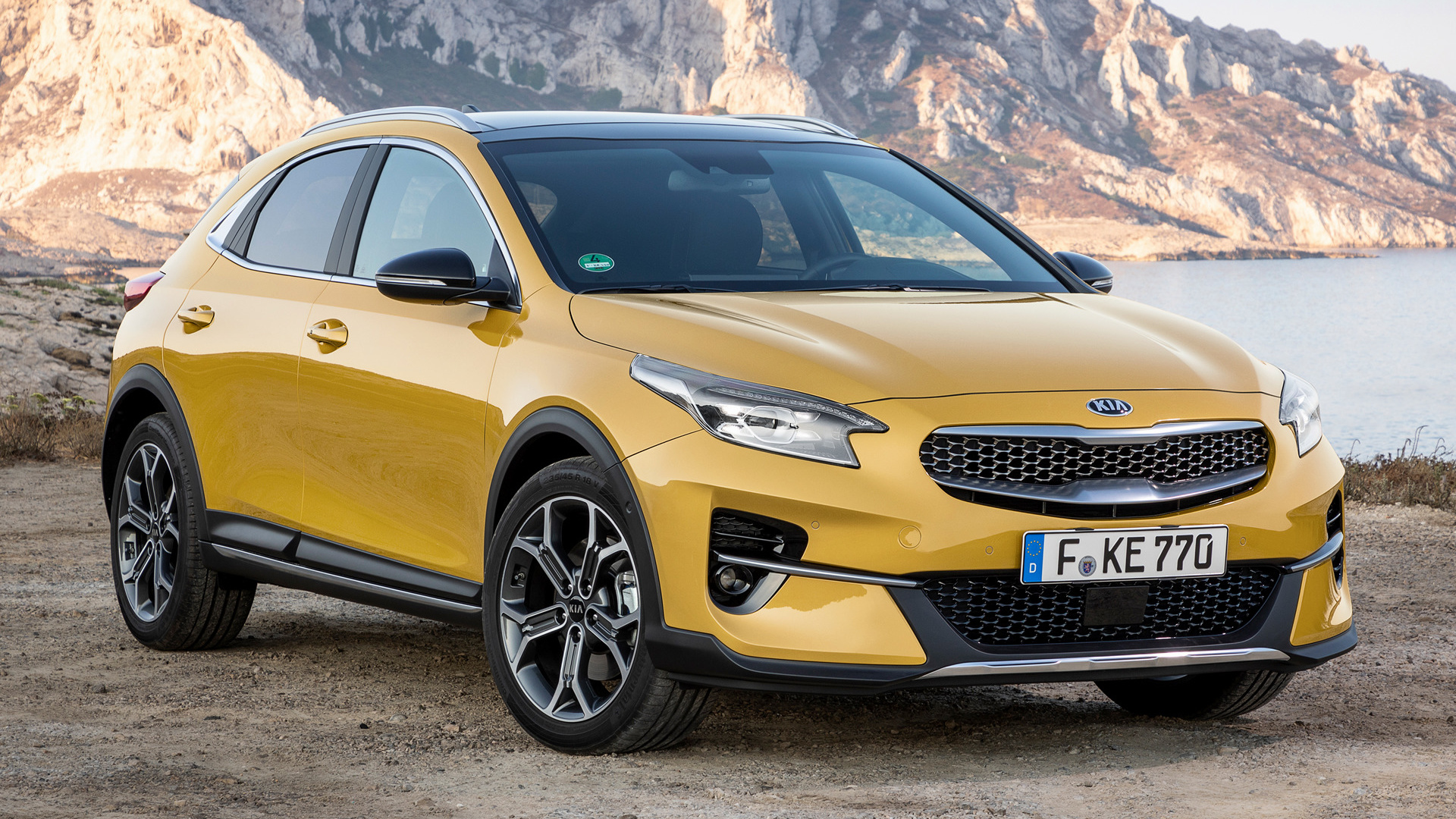 Car Compact Car Crossover Car Kia Xceed Suv Yellow Car 1920x1080