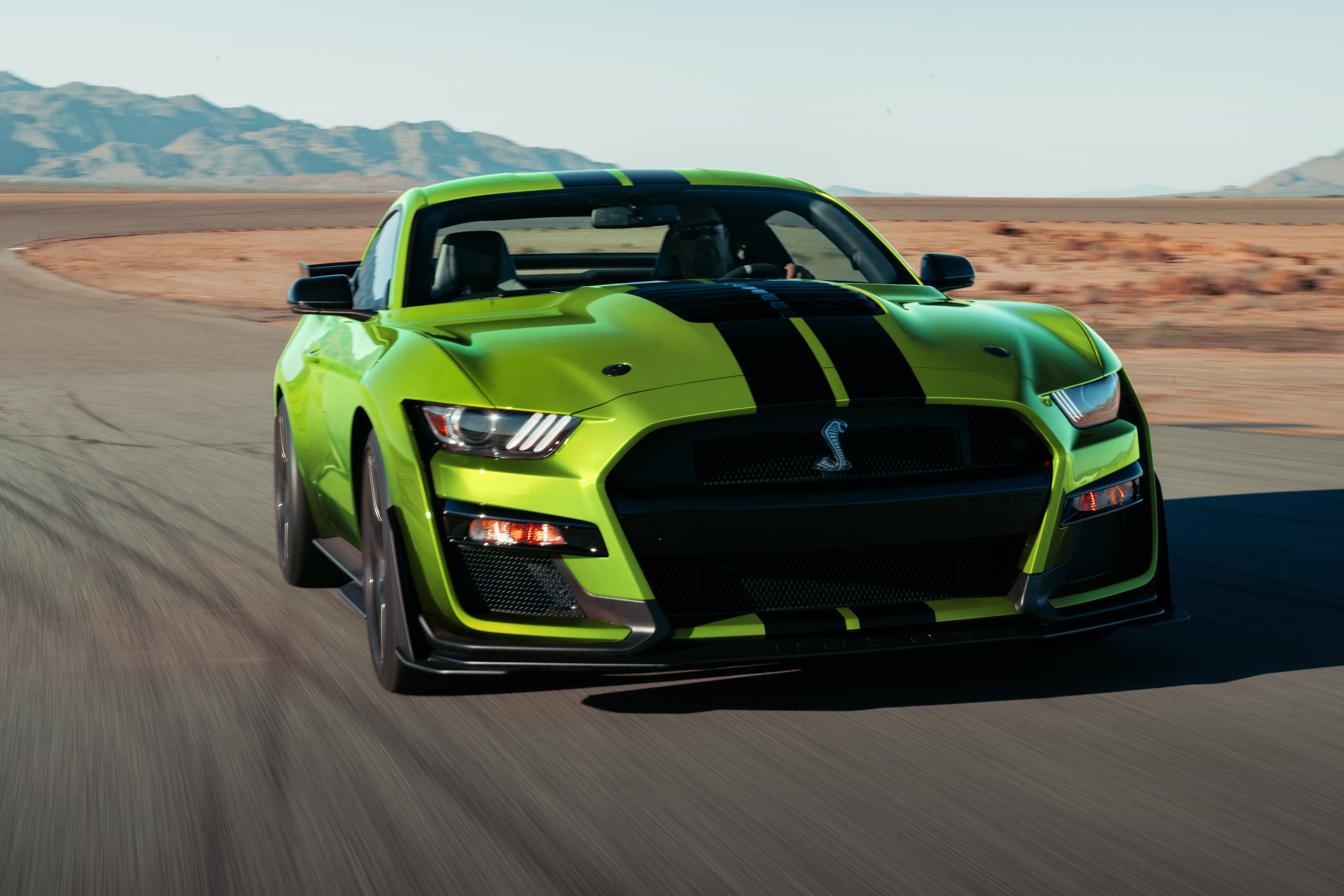 Car Ford Ford Mustang Ford Mustang Shelby Gt500 Green Car Muscle Car Vehicle 7746x5167